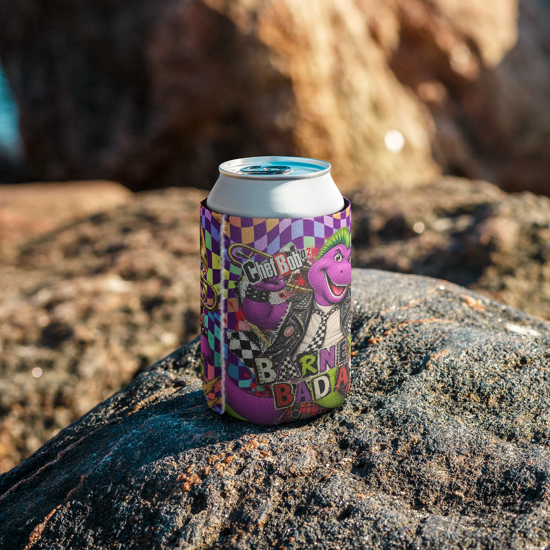 CB02 - Barney Bad Ass - Can Coozie product image (8)