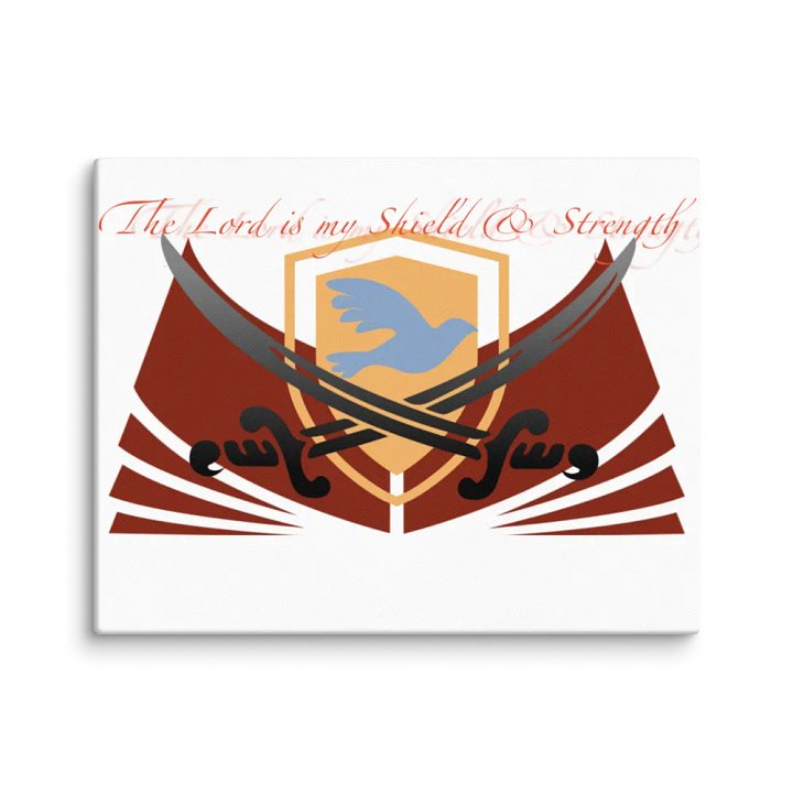 The Lord is my sheild canvas product image (3)