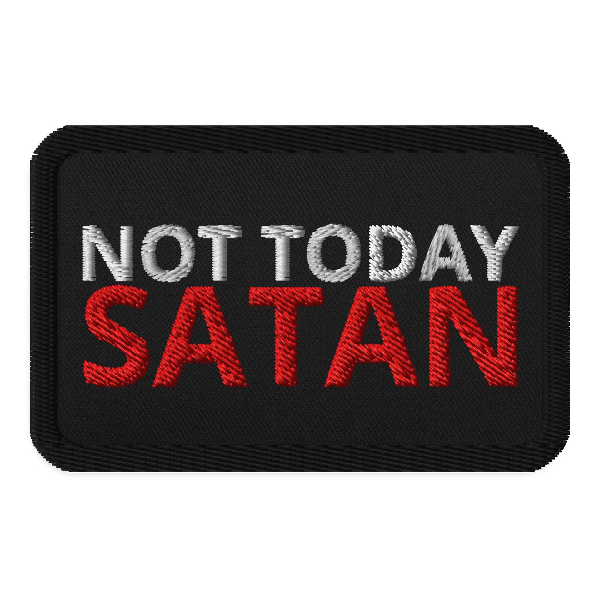 LOVA - Not Today Satan Patch product image (1)