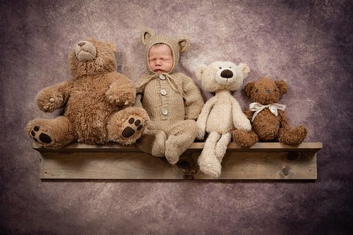 🐻 

#newbornphotography #photoideas #babyphotography