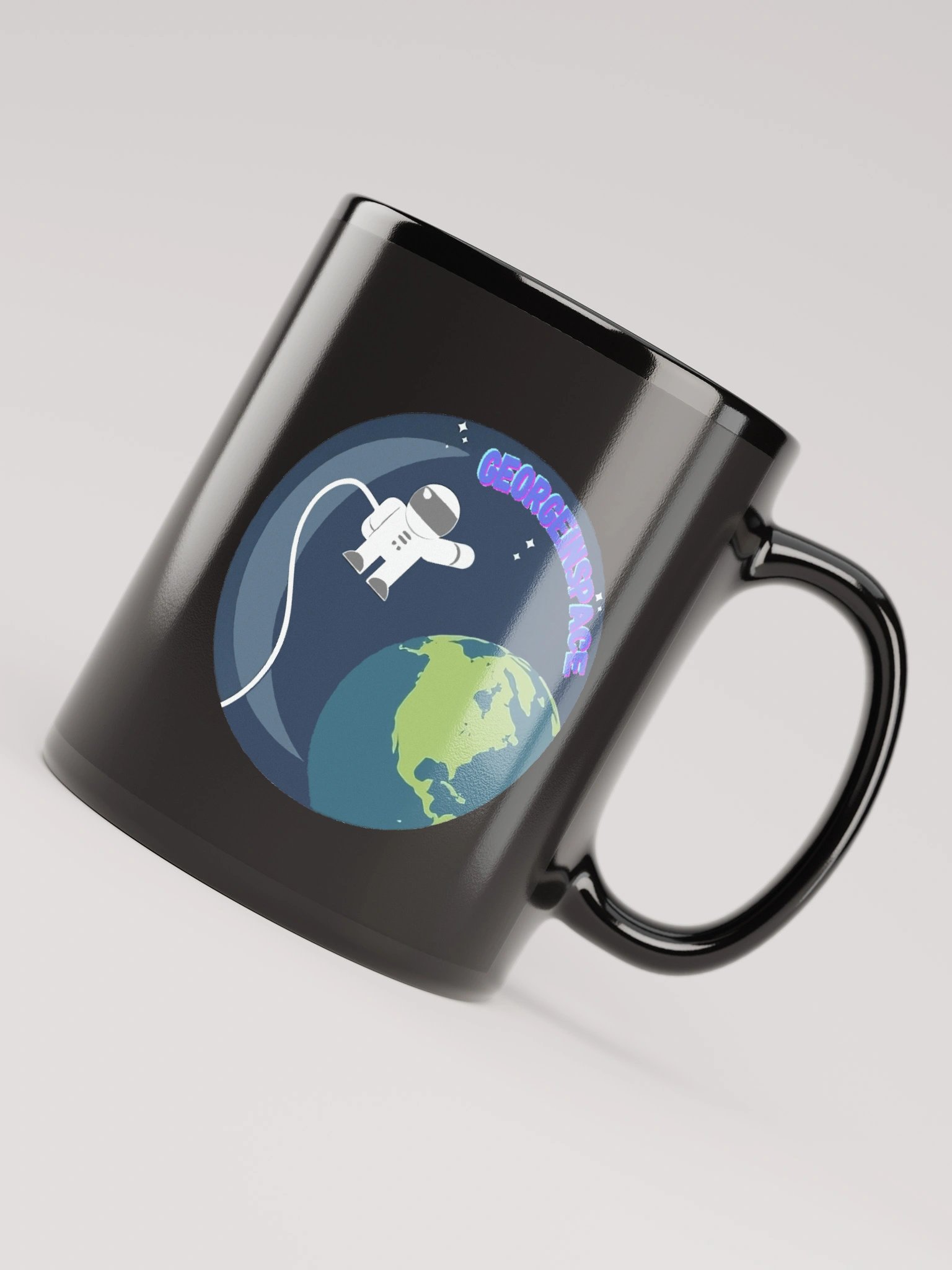 GeorgeInSpace Black Glossy Mug product image (7)