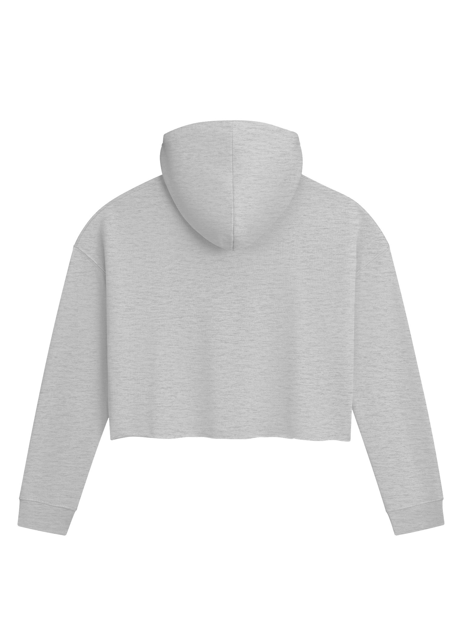 Raw Hem Cropped Hoodie product image (2)
