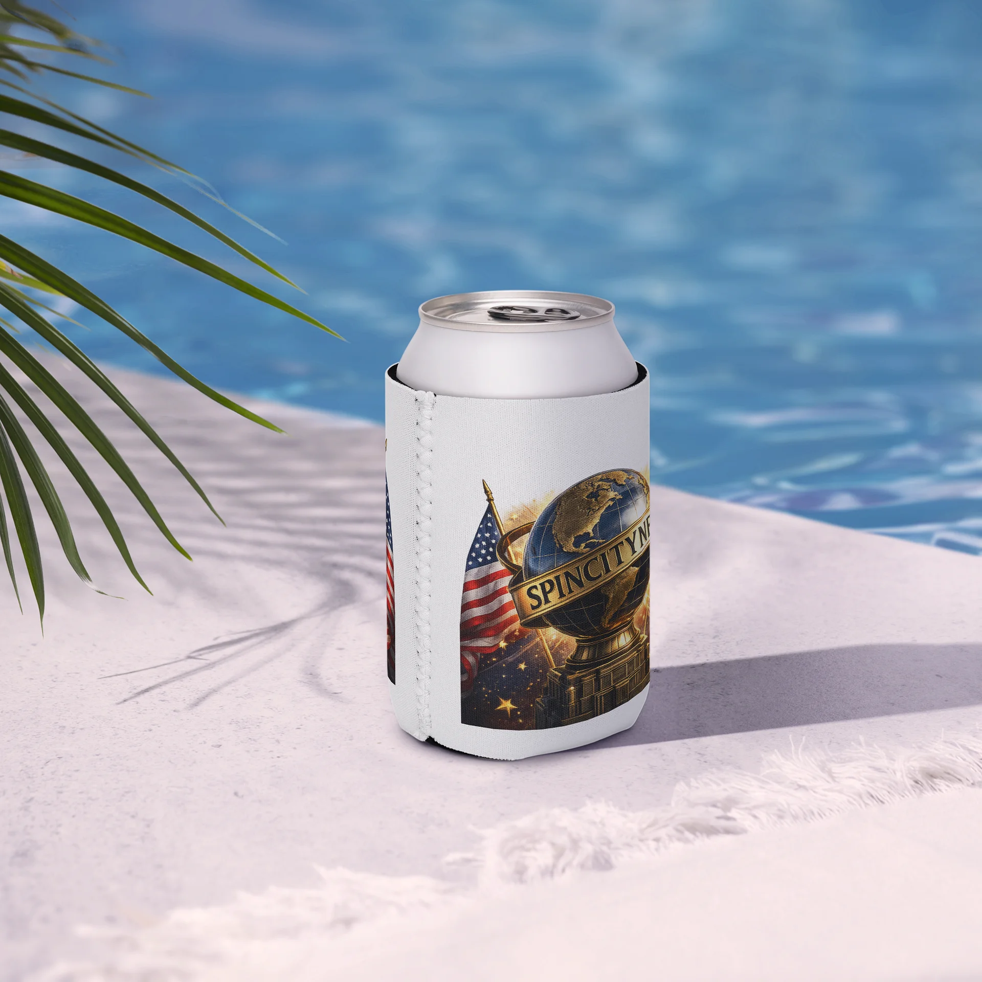 Spin City News Globe Can Cooler product image (3)