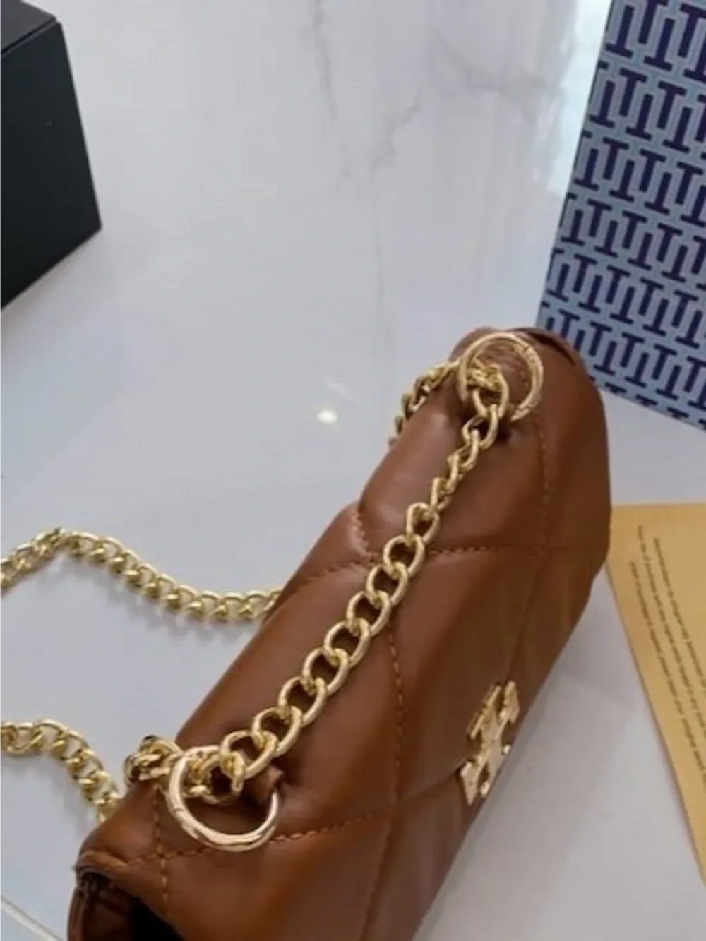 "Tory Burch"شنطة توري بورش هاي كوالتي درجة أولى - لون جملي فاخر product image (6)