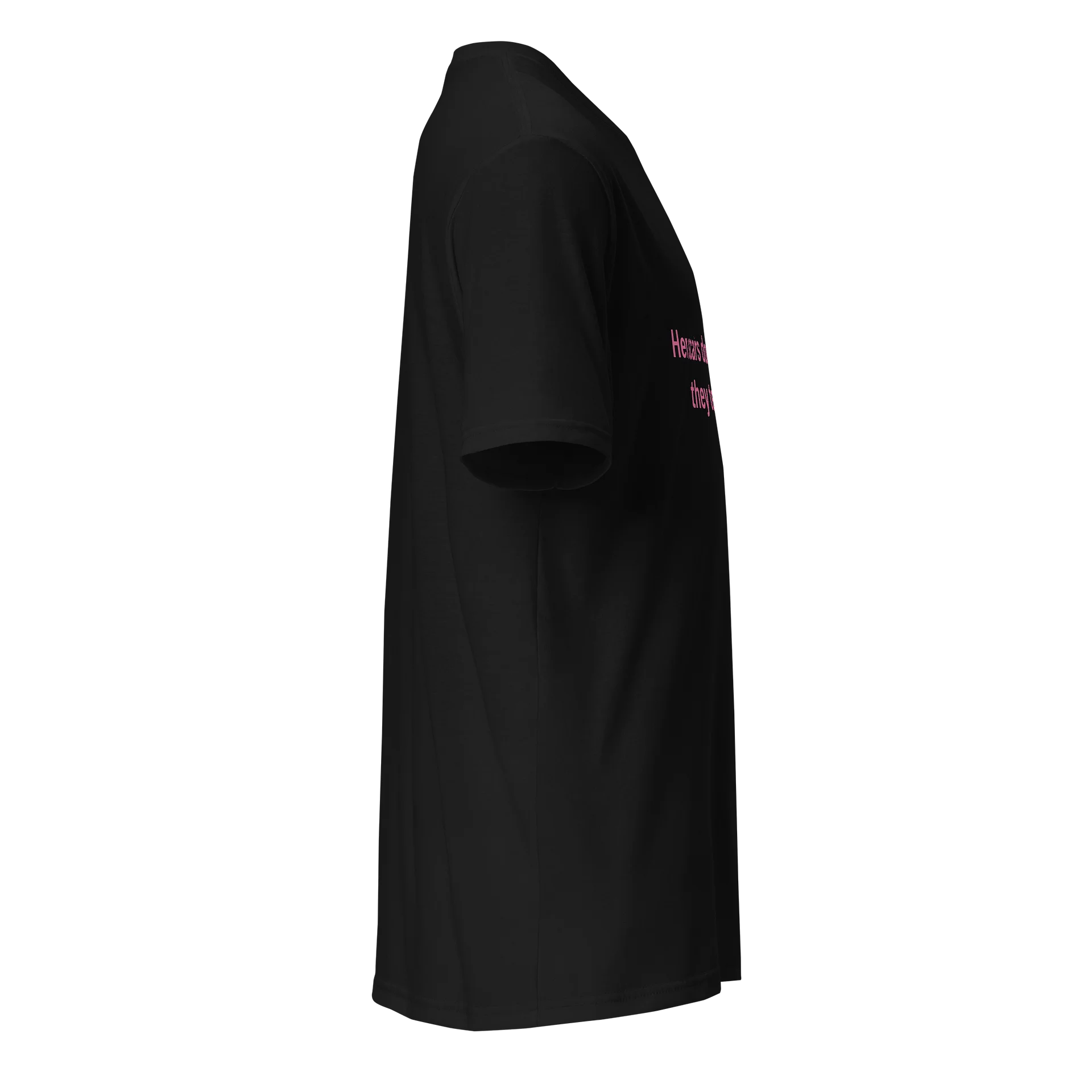 Her Scars Don’t Tell Secrets — Black & White T‑Shirt product image (7)