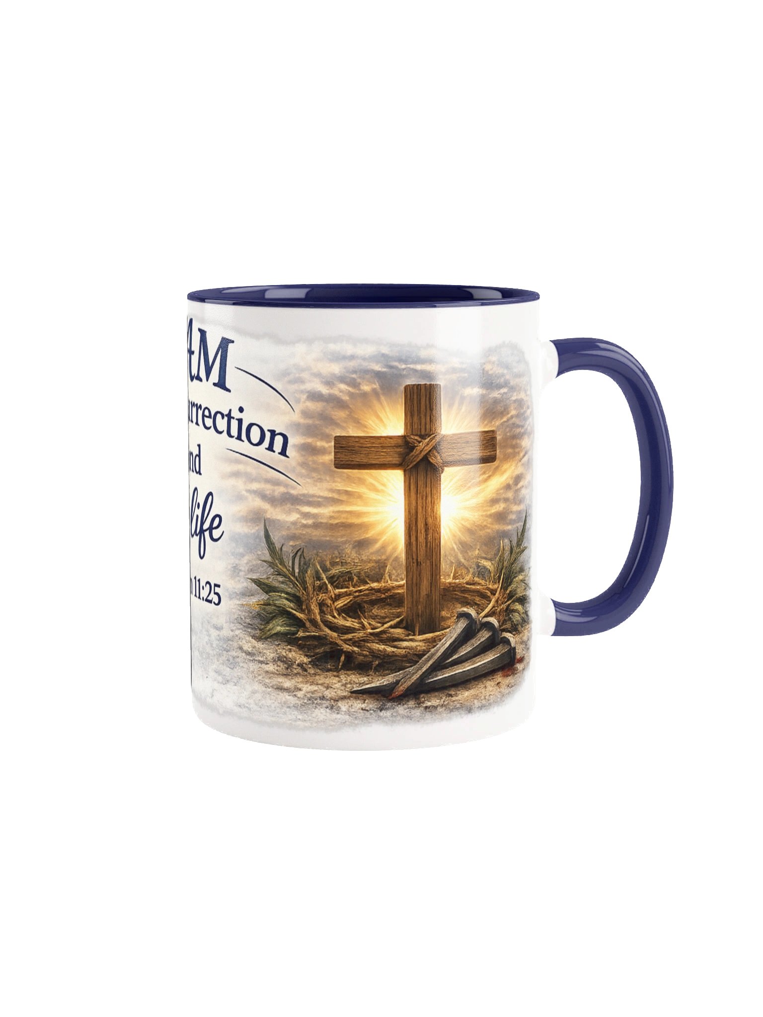 Resurrection & Life Crown of Thorns Ceramic Mug product image (3)