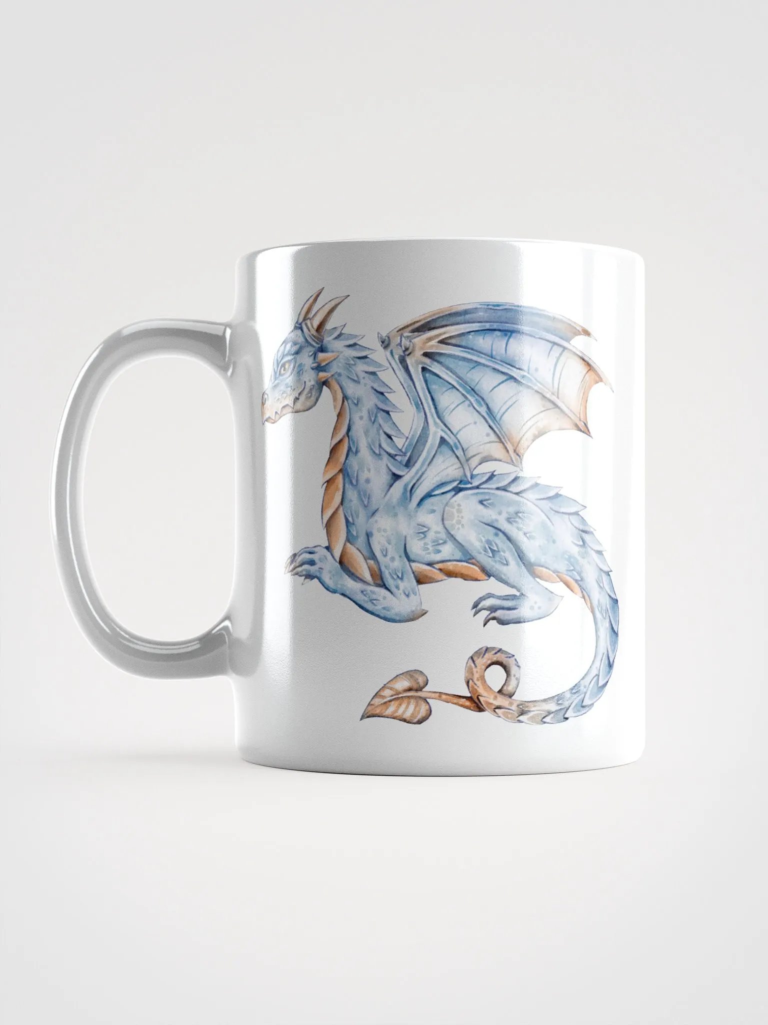 Blue Dragon White Glossy Mug product image (17)