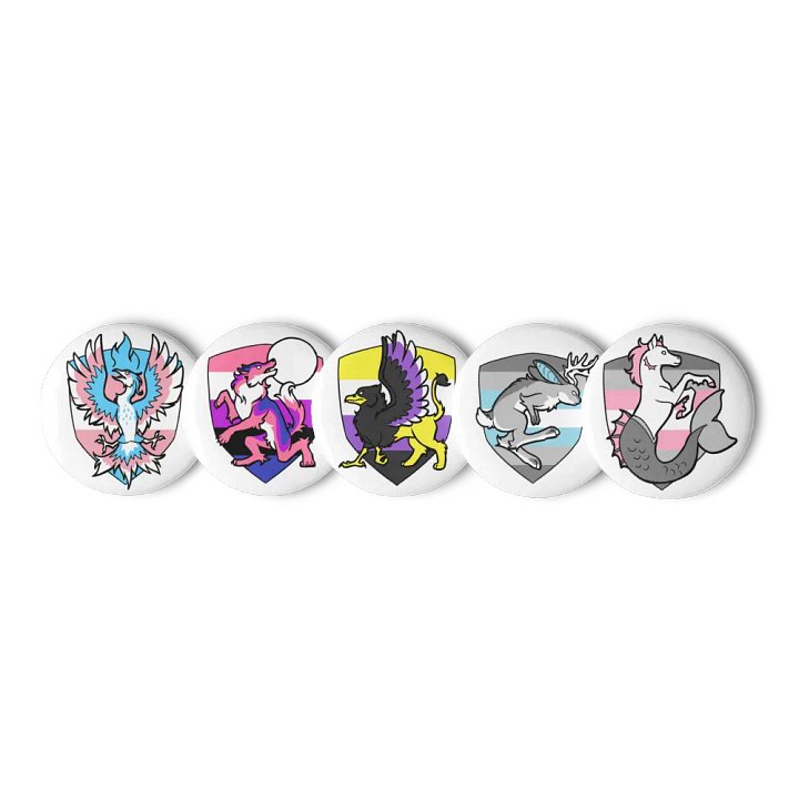Pride Heraldry Pins: the Gender Collection product image (3)