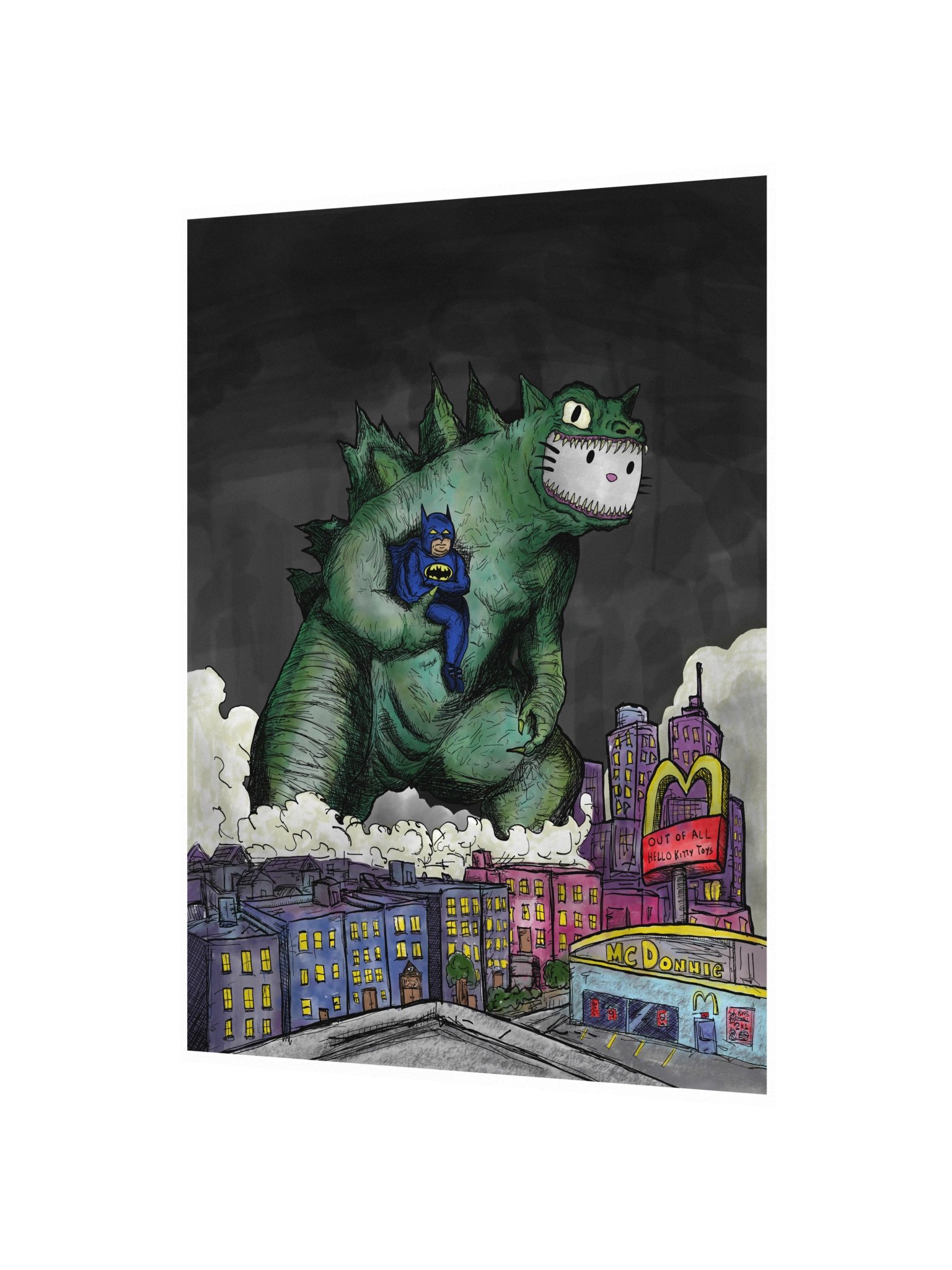 Hello Godzilla Kitty! Poster product image (3)
