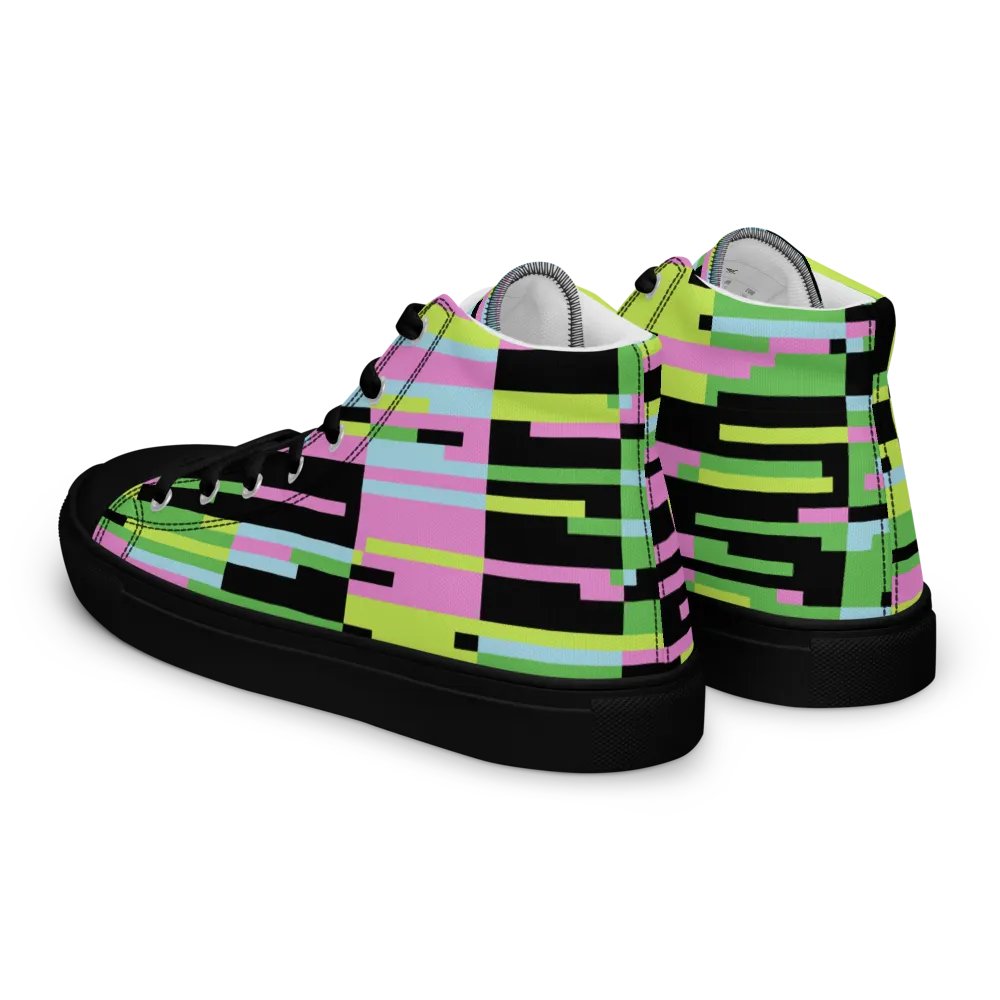 Colorful Retro Grid High Tops product image (14)