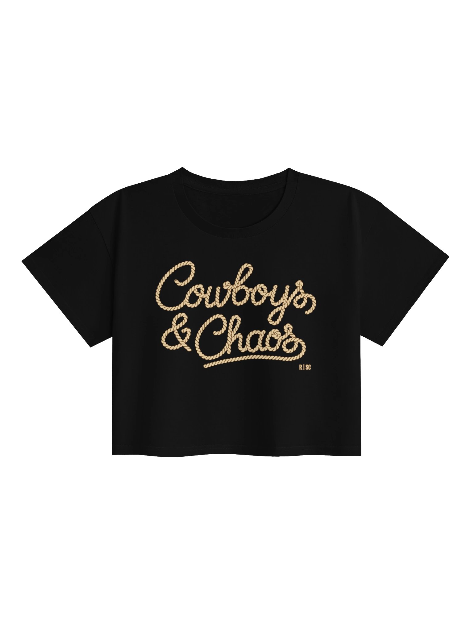 Cowboys & Chaos Cropped Tshirt product image (1)