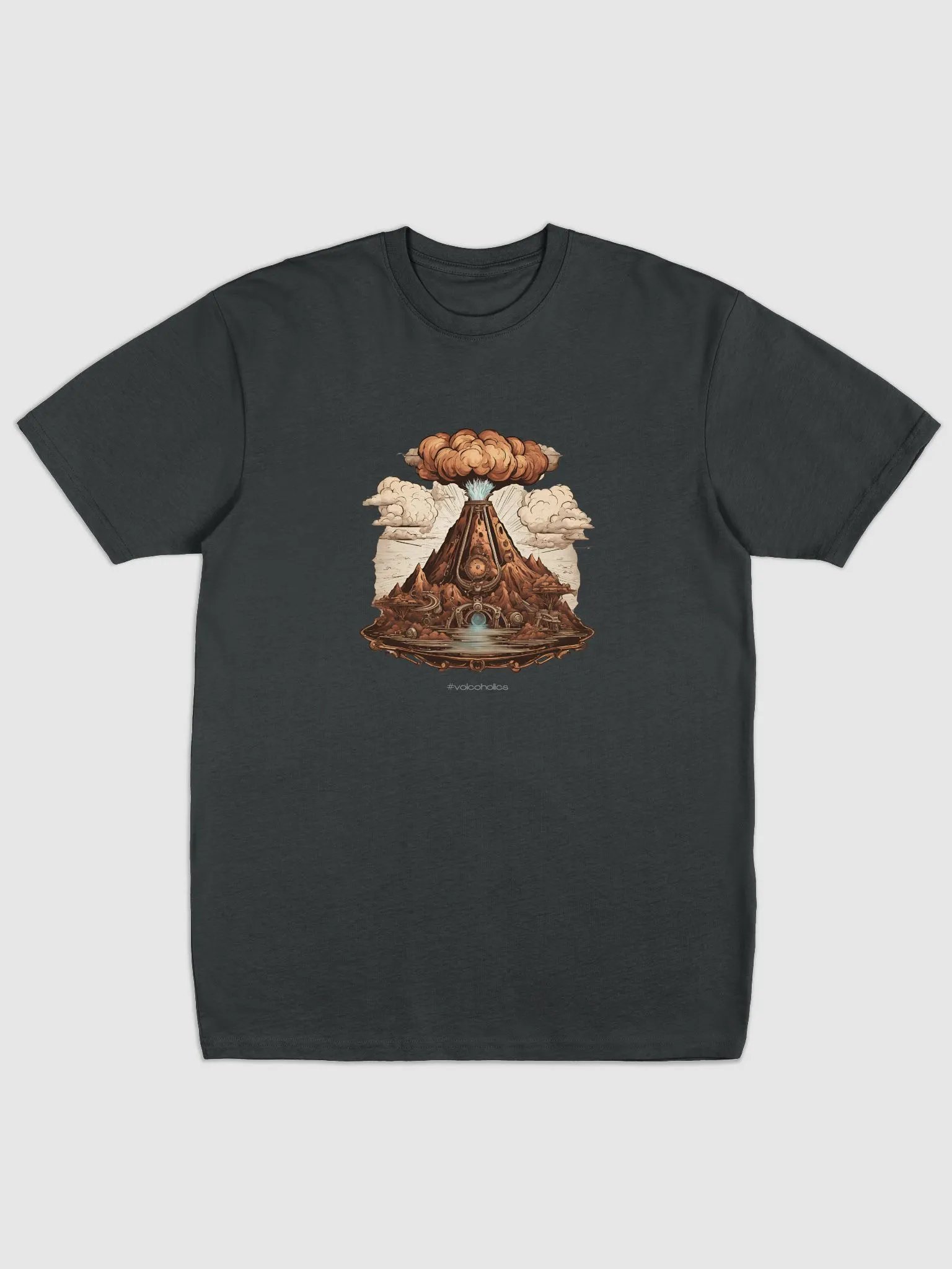 Steampunk Volcano Eruption Tee product image (4)