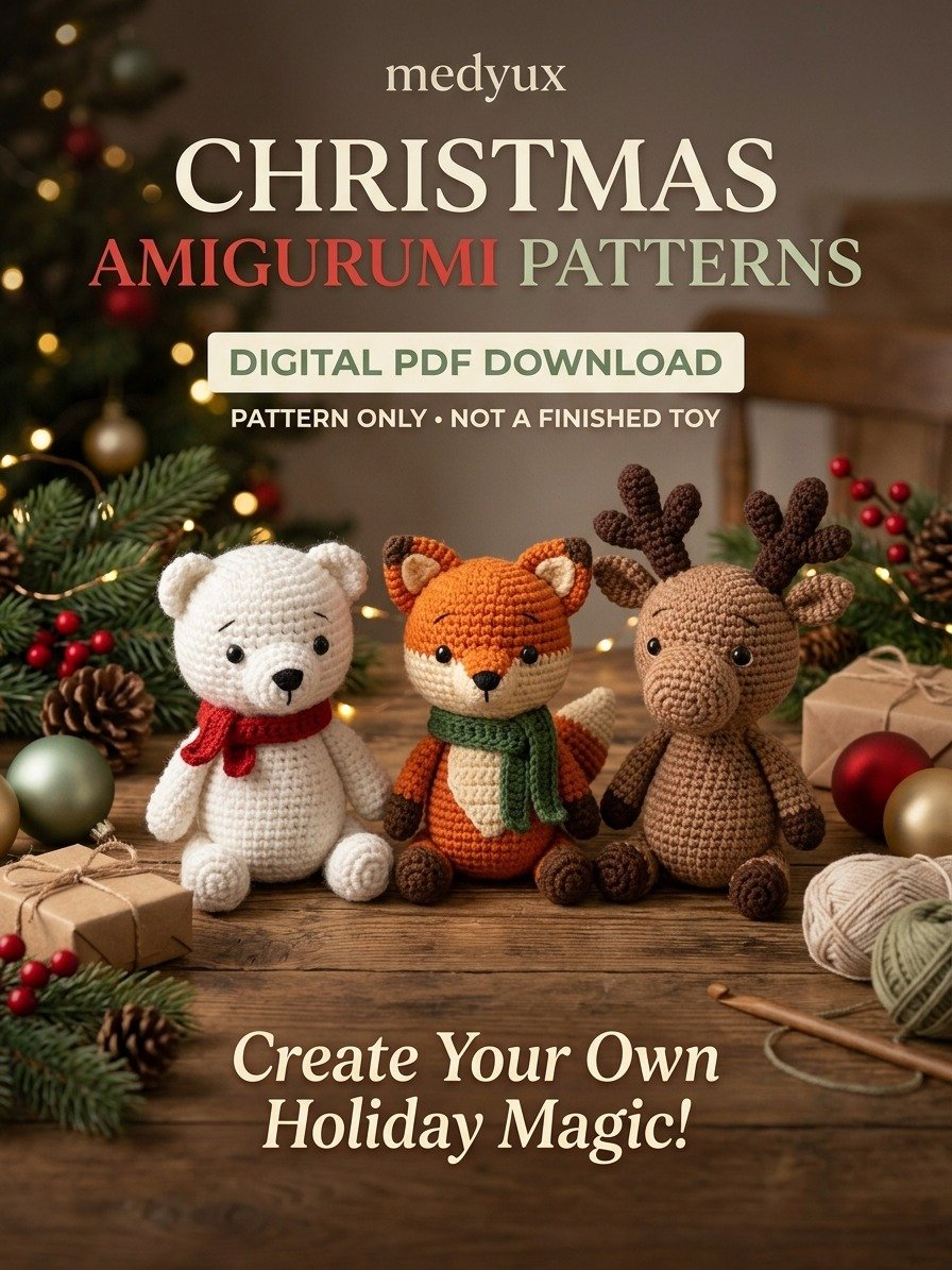 Christmas Amigurumi Crochet Patterns PDF product image (5)