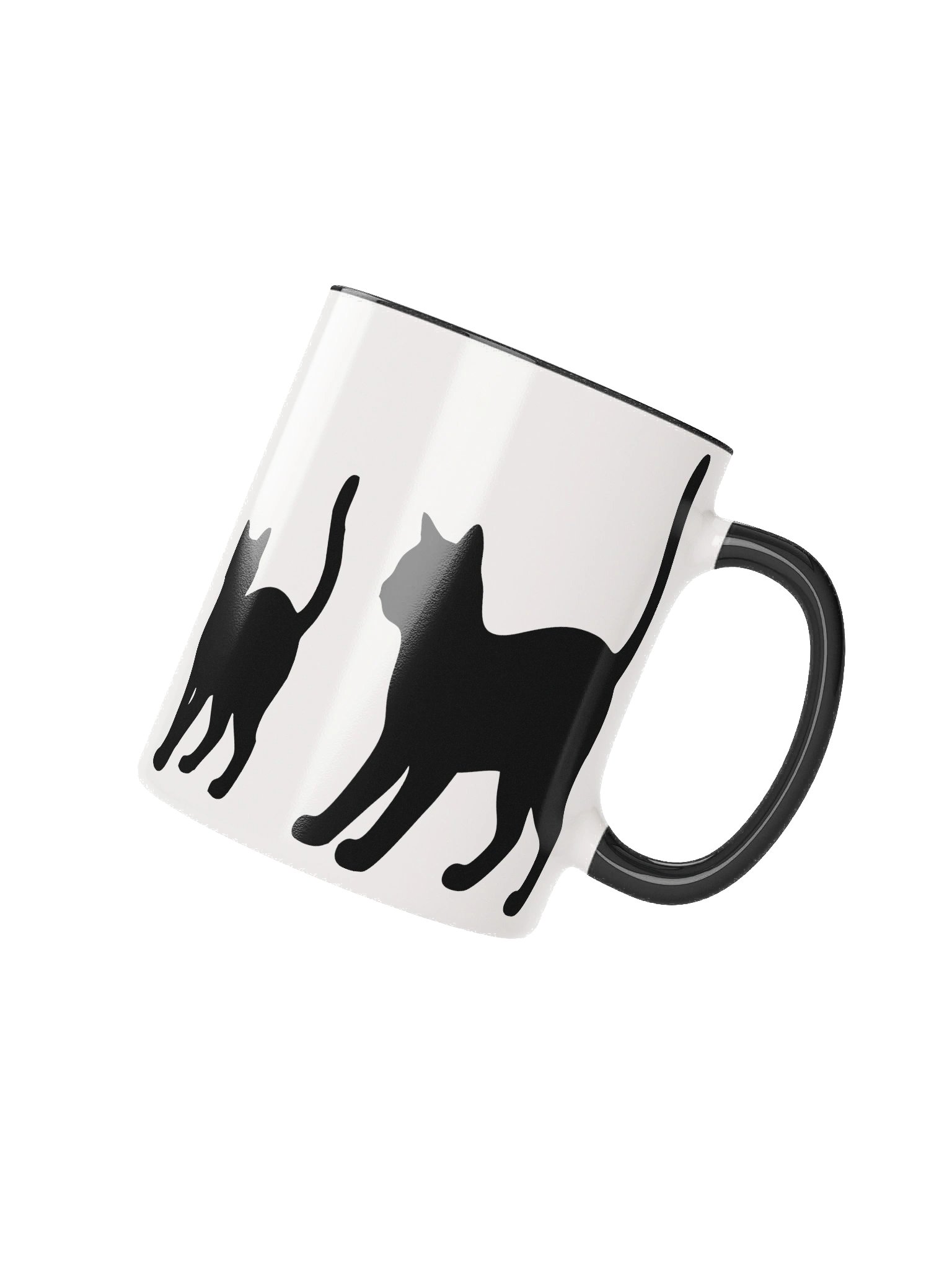 Pawsitive Progression: A Growing Tale of Feline Grace Ceramic Mug product image (4)