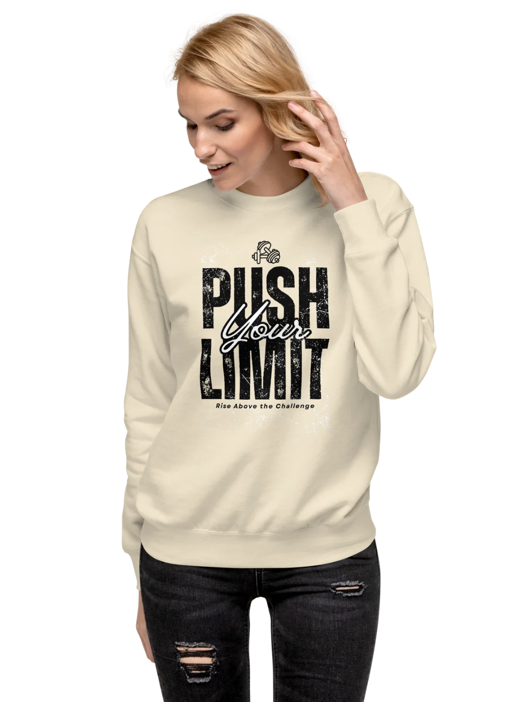 PUSH YOUR LIMIT — Rise Above Sweatshirt product image (7)