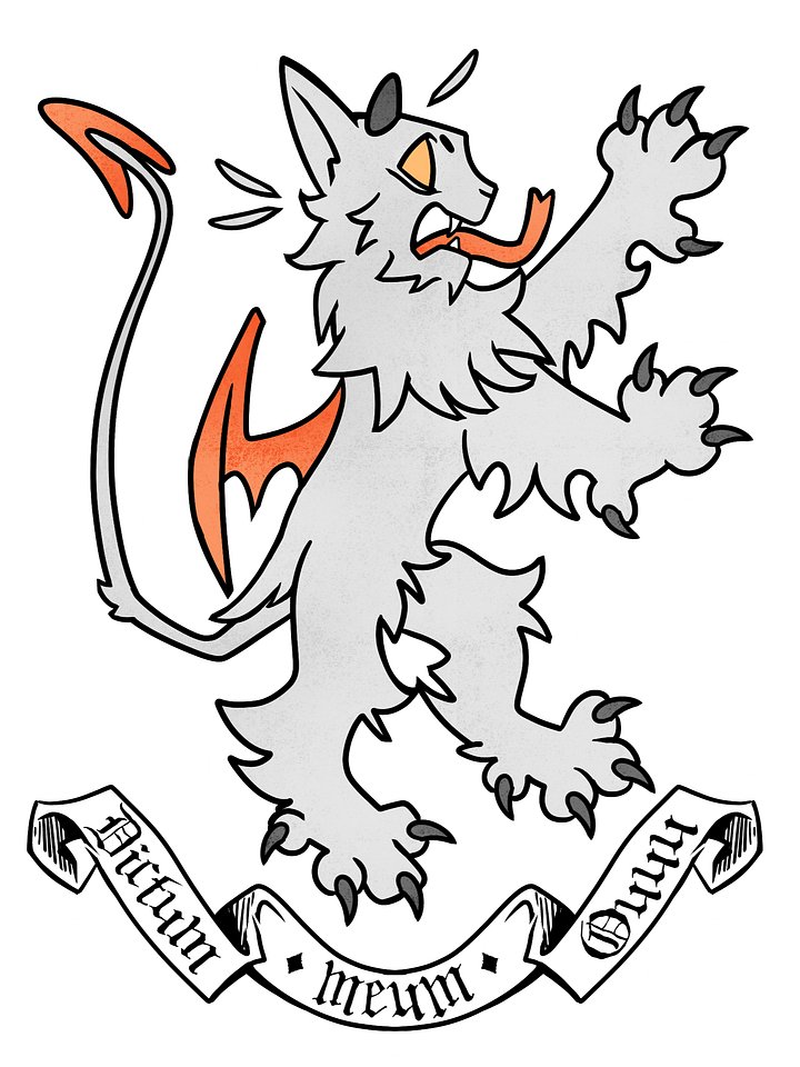 Herladic Screemture Sticker product image (1)