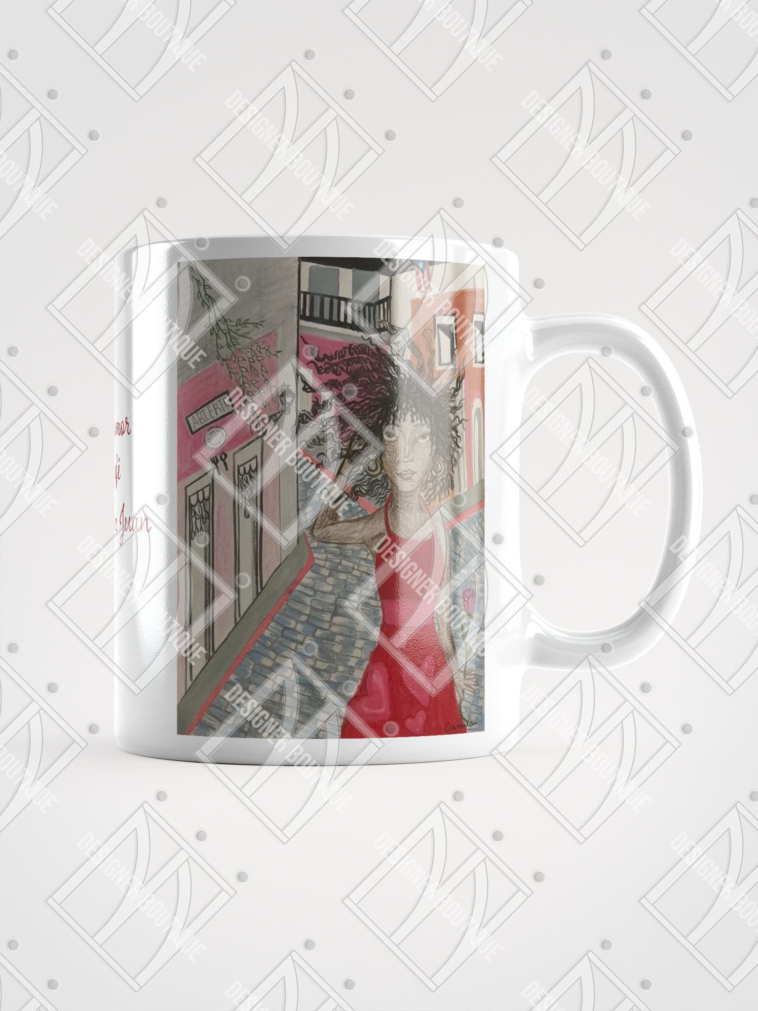 NN Designer Boutique x Camila Arraiza: Taza (Afro-Boricua) – Sabor a Amor y Café en el Viejo San Juan product image (1)