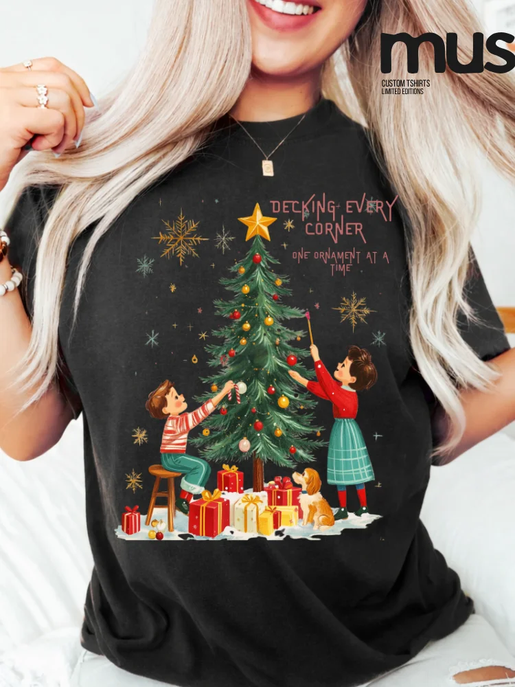 5-in-1 Retro Christmas PNG Bundle – Vintage Holiday Sublimation Designs product image (3)