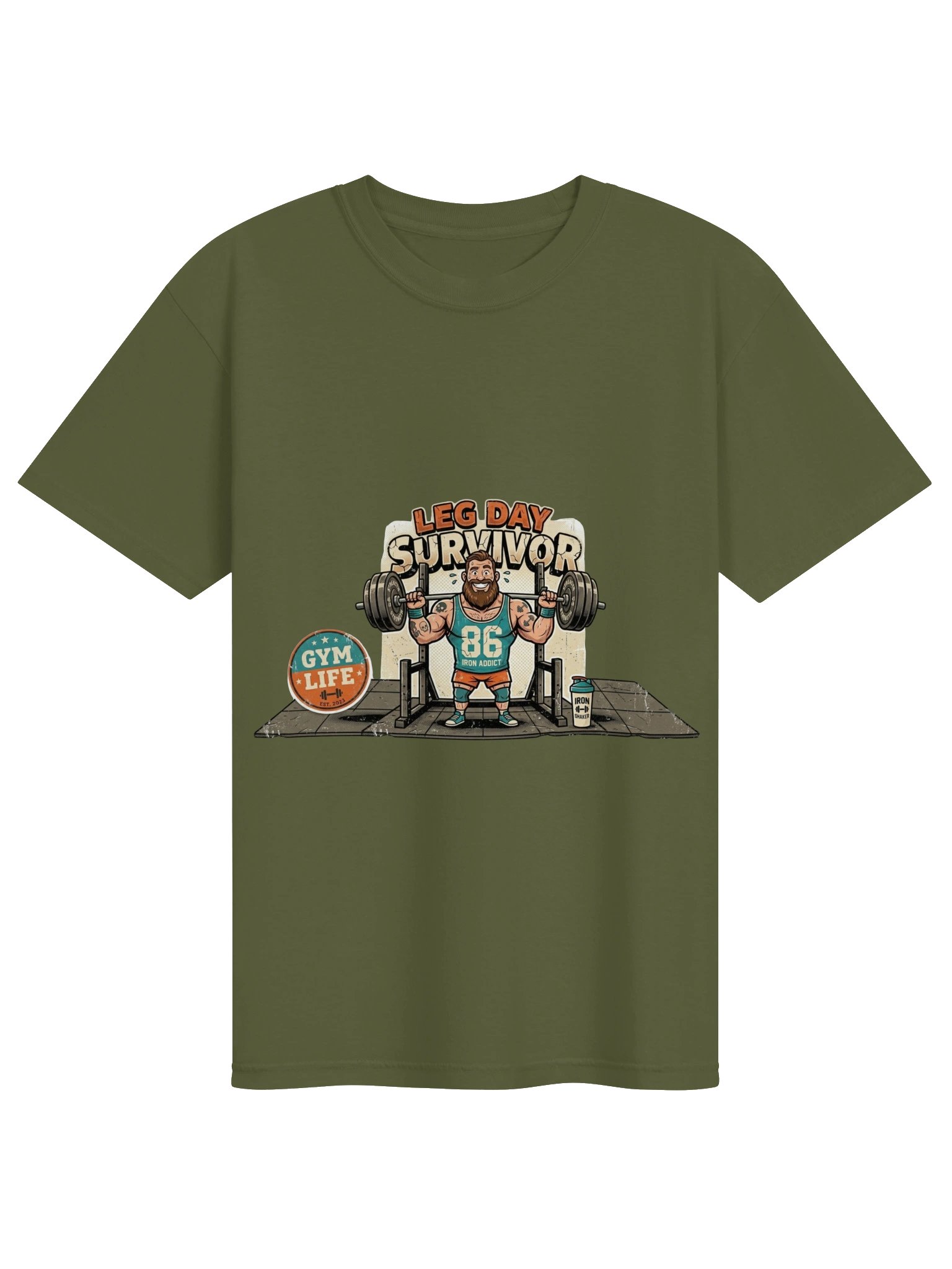 Leg Day Survivor - Funny Gym T-Shirt product image (1)