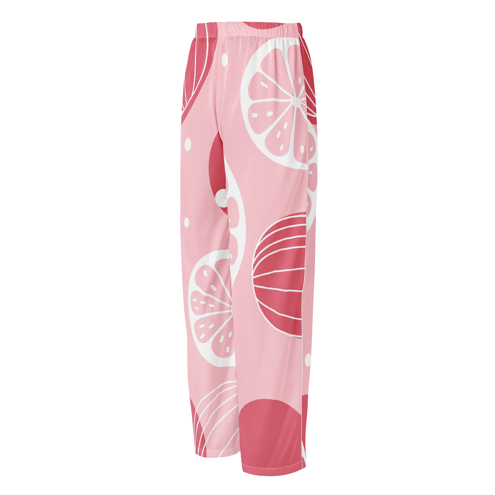 Pink Citrus Slice Pajama Pants product image (4)