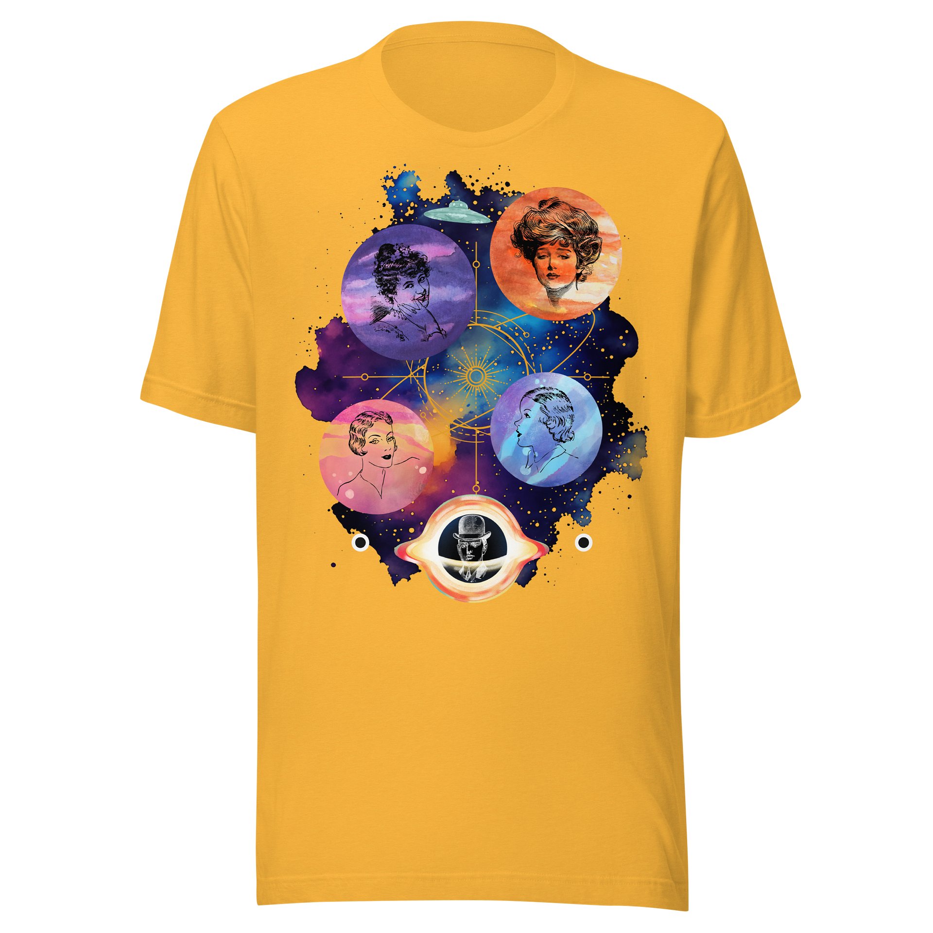 Cosmic Vintage Collage T-Shirt product image (1)