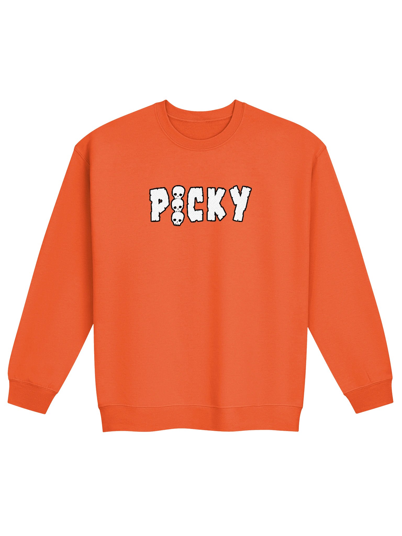 Picky Skulls Embroidered Crewneck (9 Colors) product image (1)