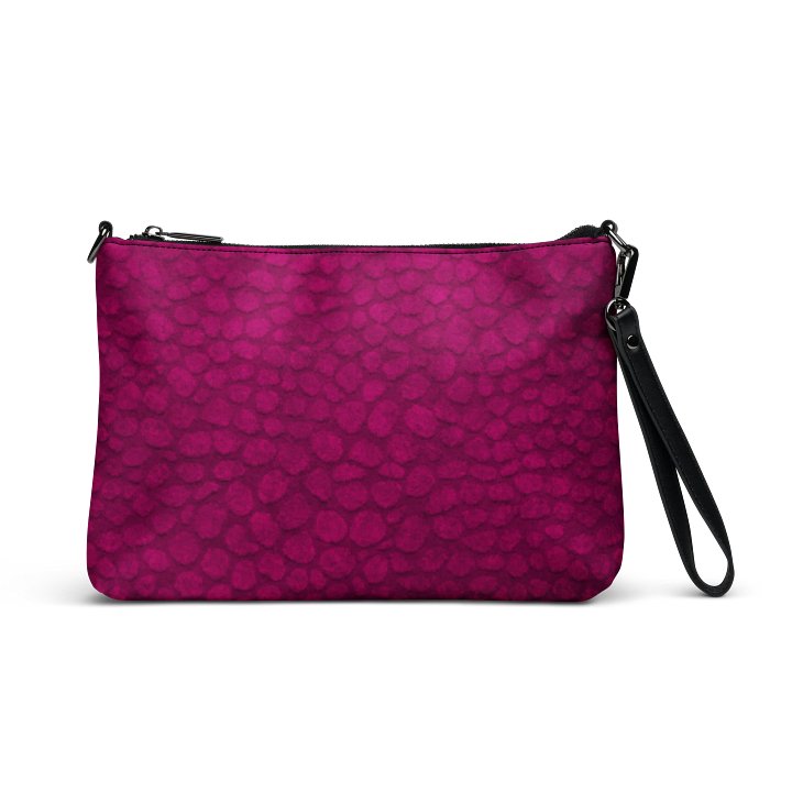 Magenta Reptile Scales Crossbody Bag product image (1)