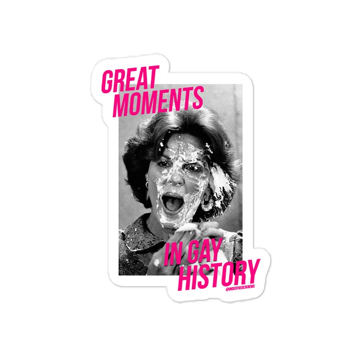 FUTILE DEVICE: GREAT MOMENTS IN GAY HISTORY (STICKER) product image (1)