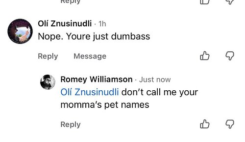 Goin old school on the haters.