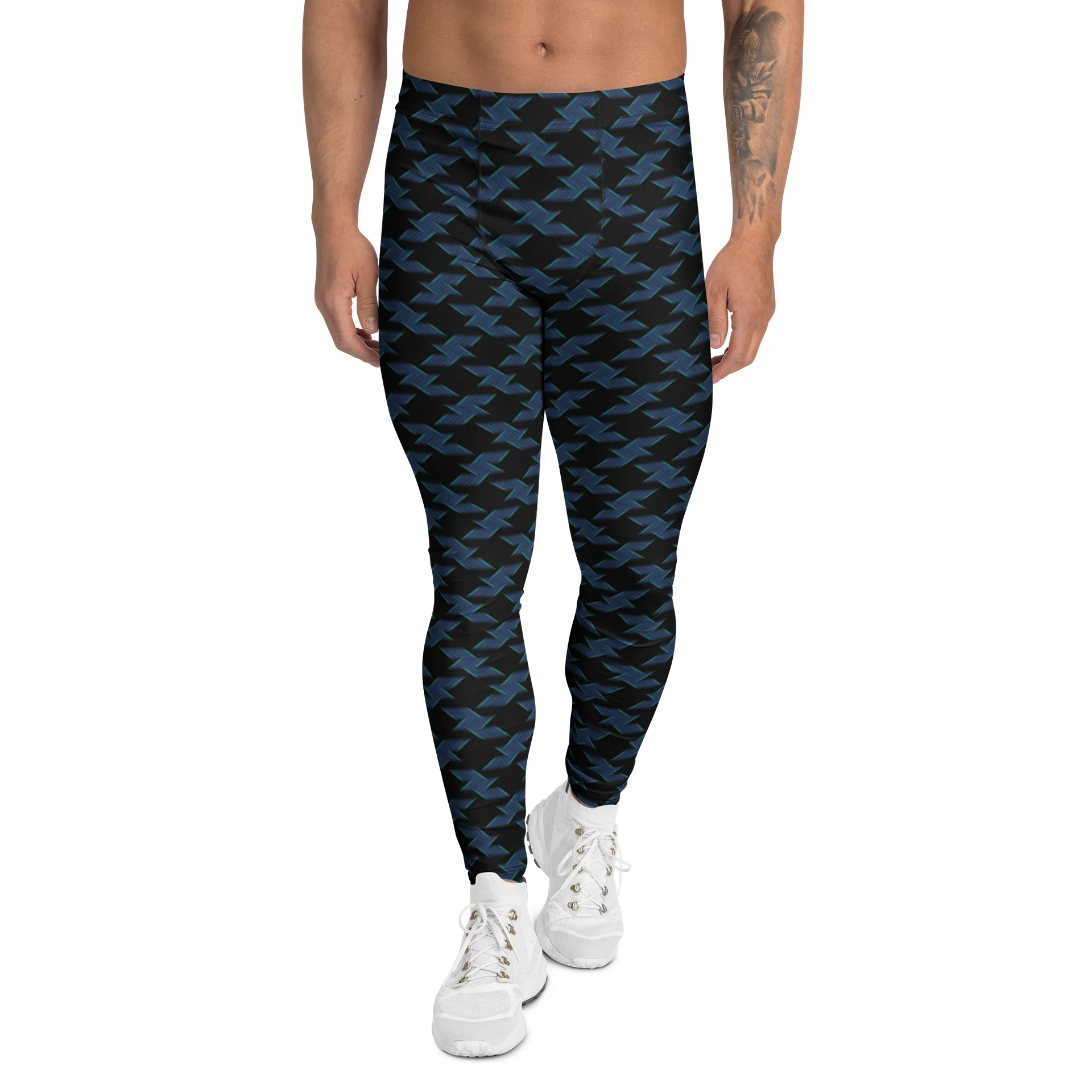 Buffalo Plaid Checkered Gingham Men's Leggings product image (1)