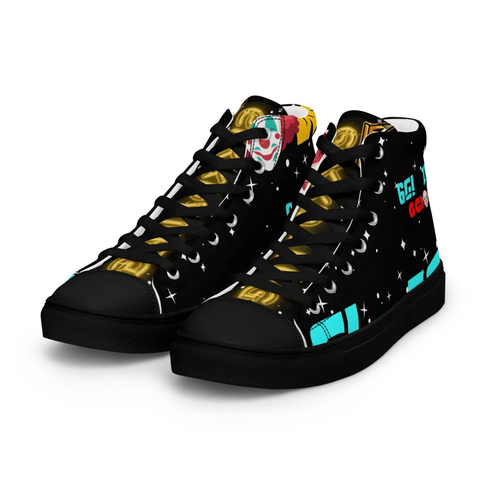 DA6iXXWRLD X 6IXX 1'S DARK SIDERS HIGH TOPS 6GLAZERS & 6CLOWNS product image (7)