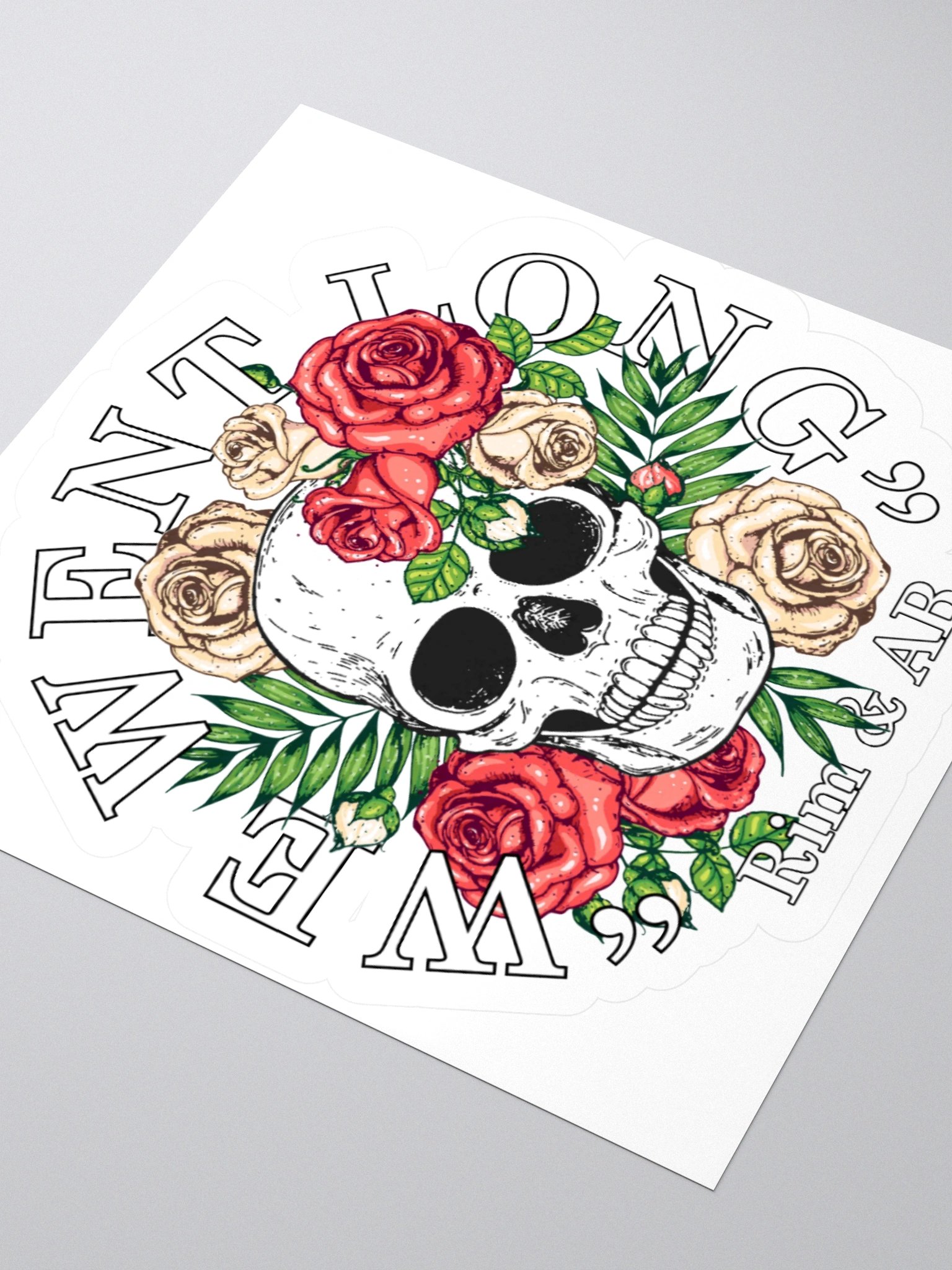 "We Went Long" Skull Sticker product image (3)