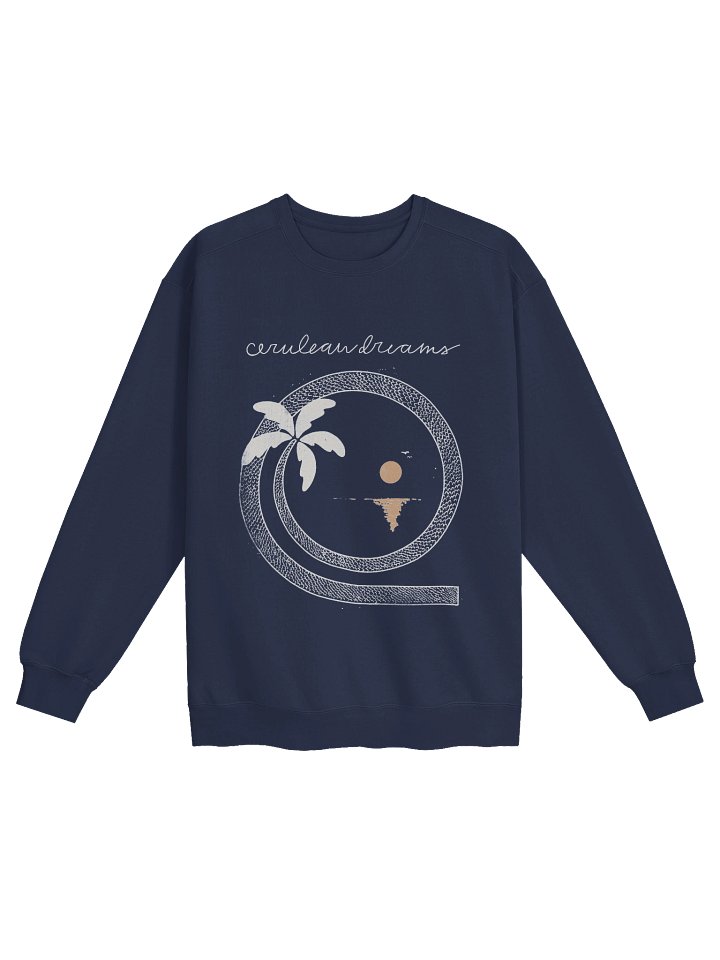 Cerulean Dreams - Blue Crewneck Comfort Colors product image (2)