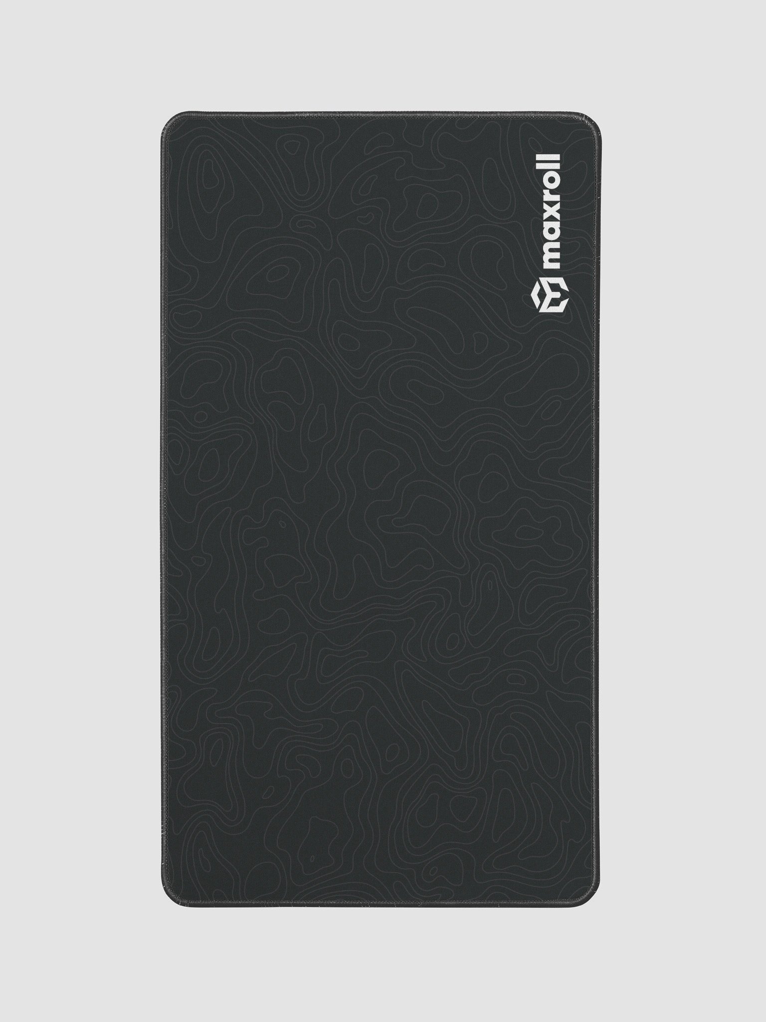 Maxroll Gaming Mat (White Logo, 12