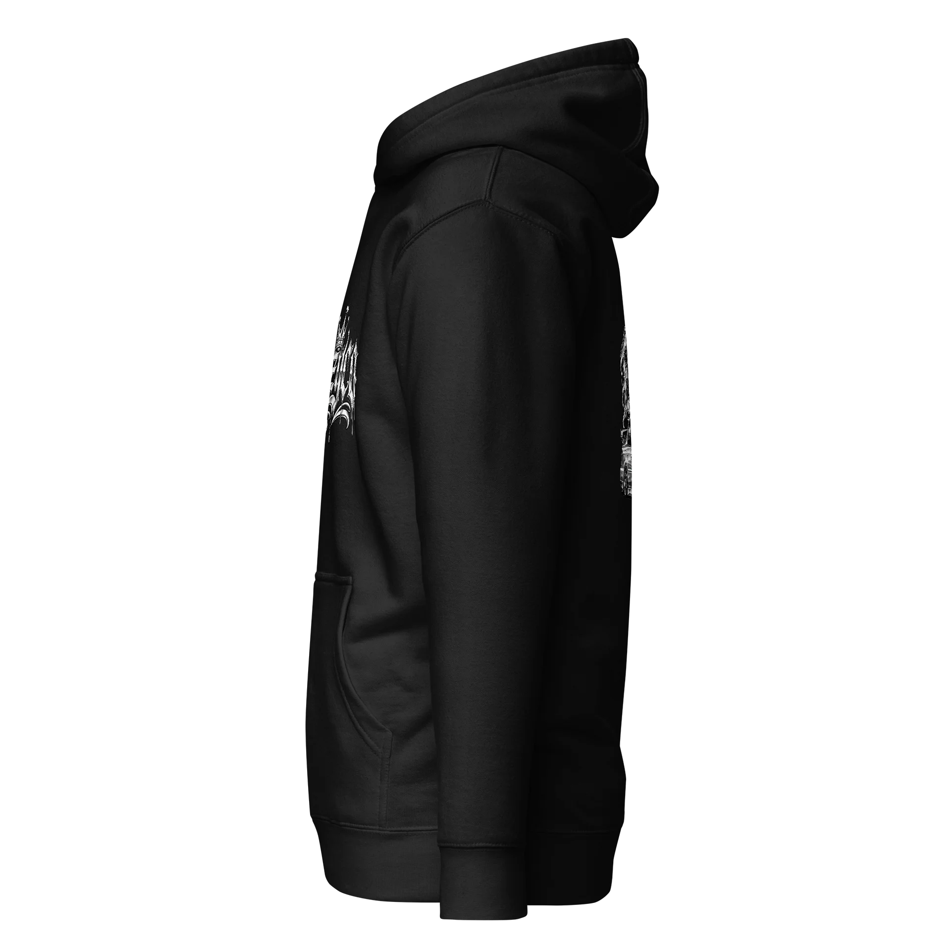 Hoodie “EAZYCO with CAR” BLACK product image (4)