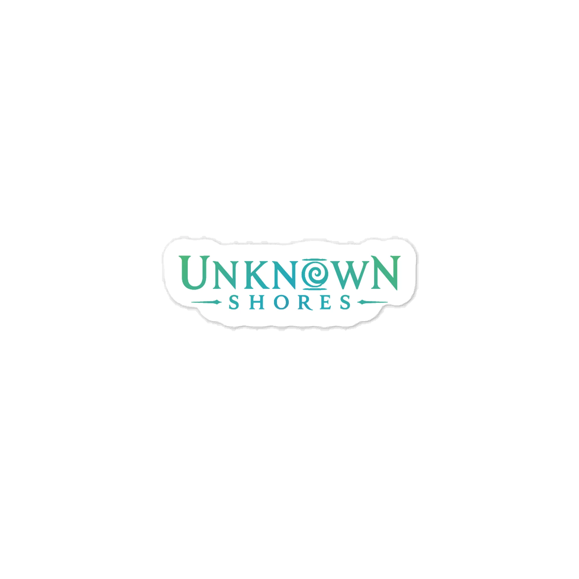 Unknown Shores Logo Sticker product image (1)