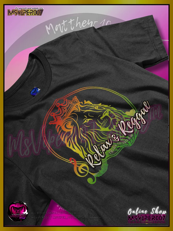 T-Shirt - MsViper007's "Relax & Reggae™ [V2]" Comfort T-shirt By Anna H. product image (2)