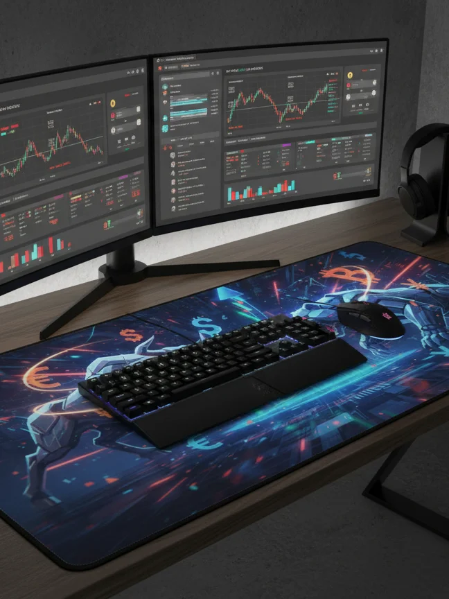 Deskmat Bull vs Bear product image (1)