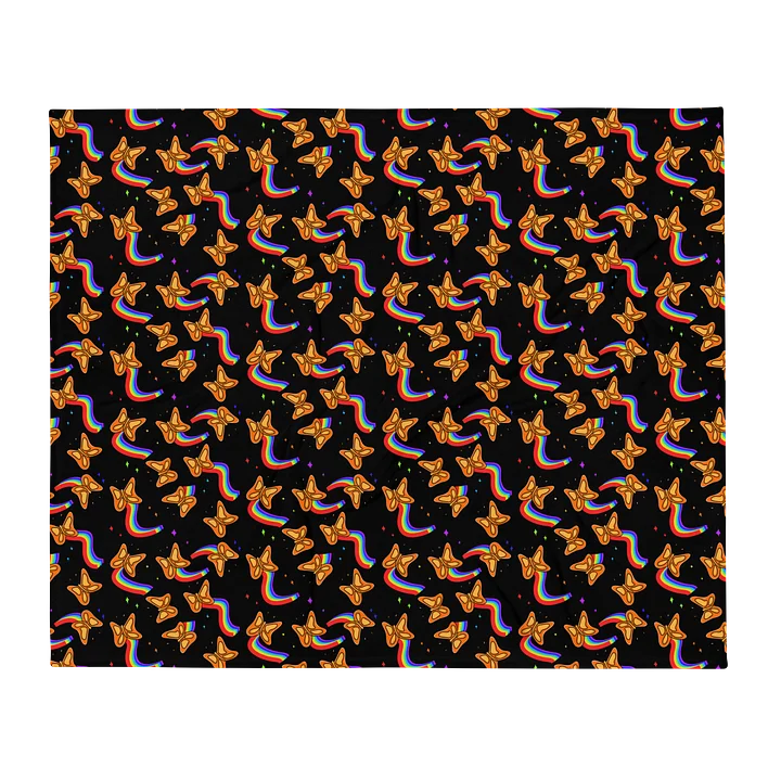 Reaming Rainbow Butterfly Blanket product image (1)