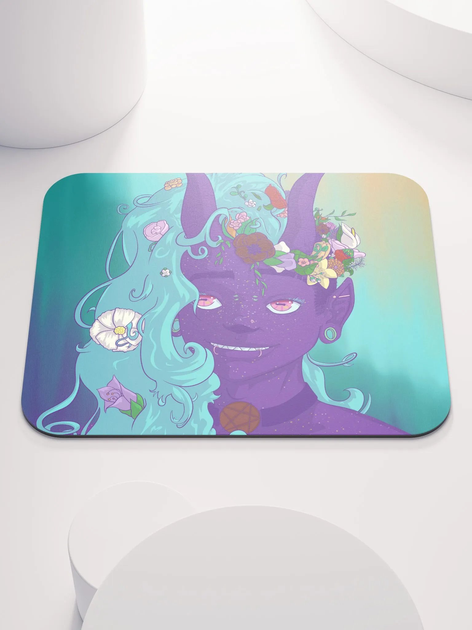 Flower Crown Xoos (Mousepad) product image (1)