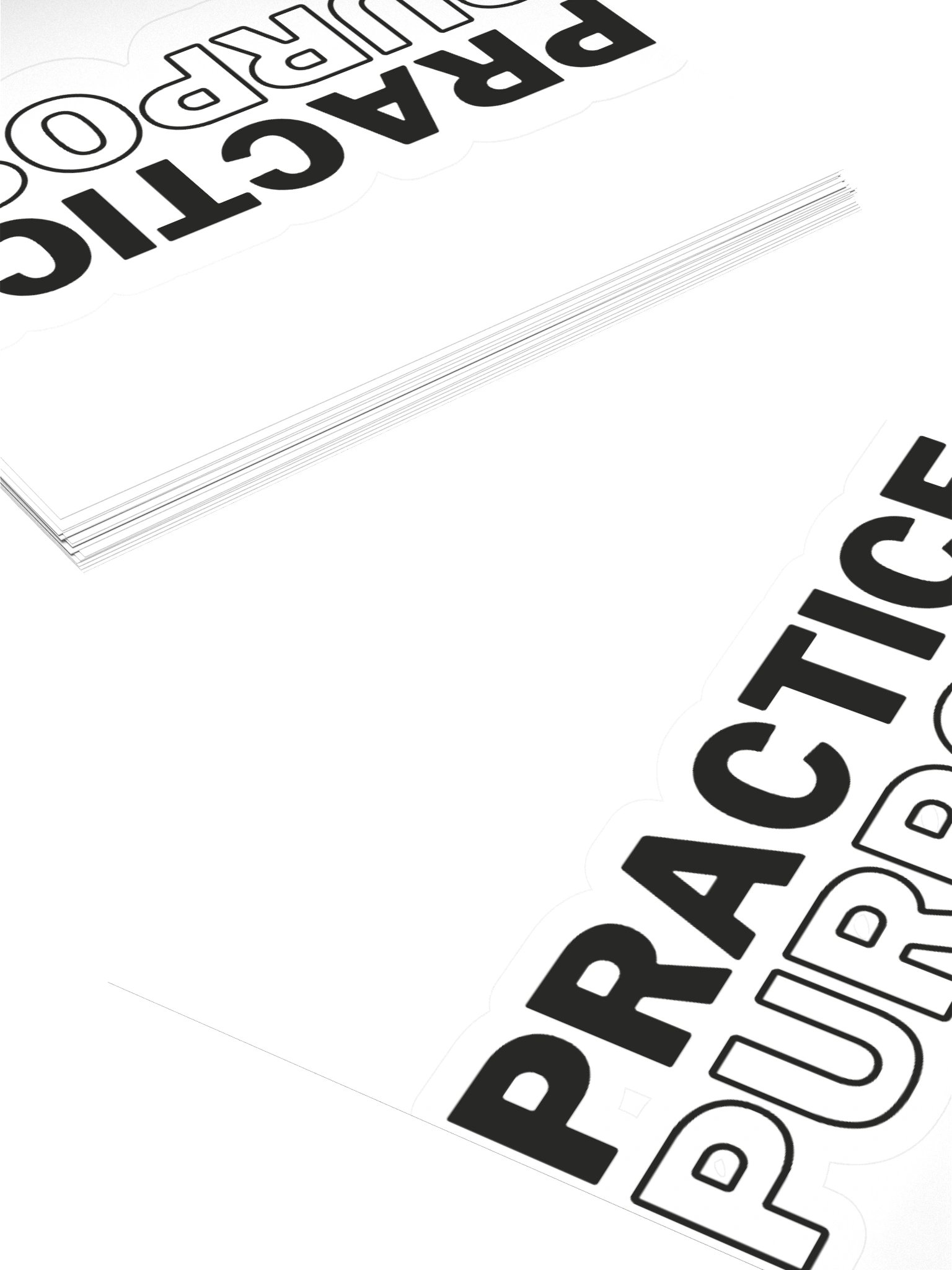 PRACTICE PURPOSE Sticker product image (4)