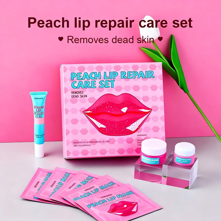 Peach Lip Repair Care Set – Complete Moisturizing Lip Kit product image (1)