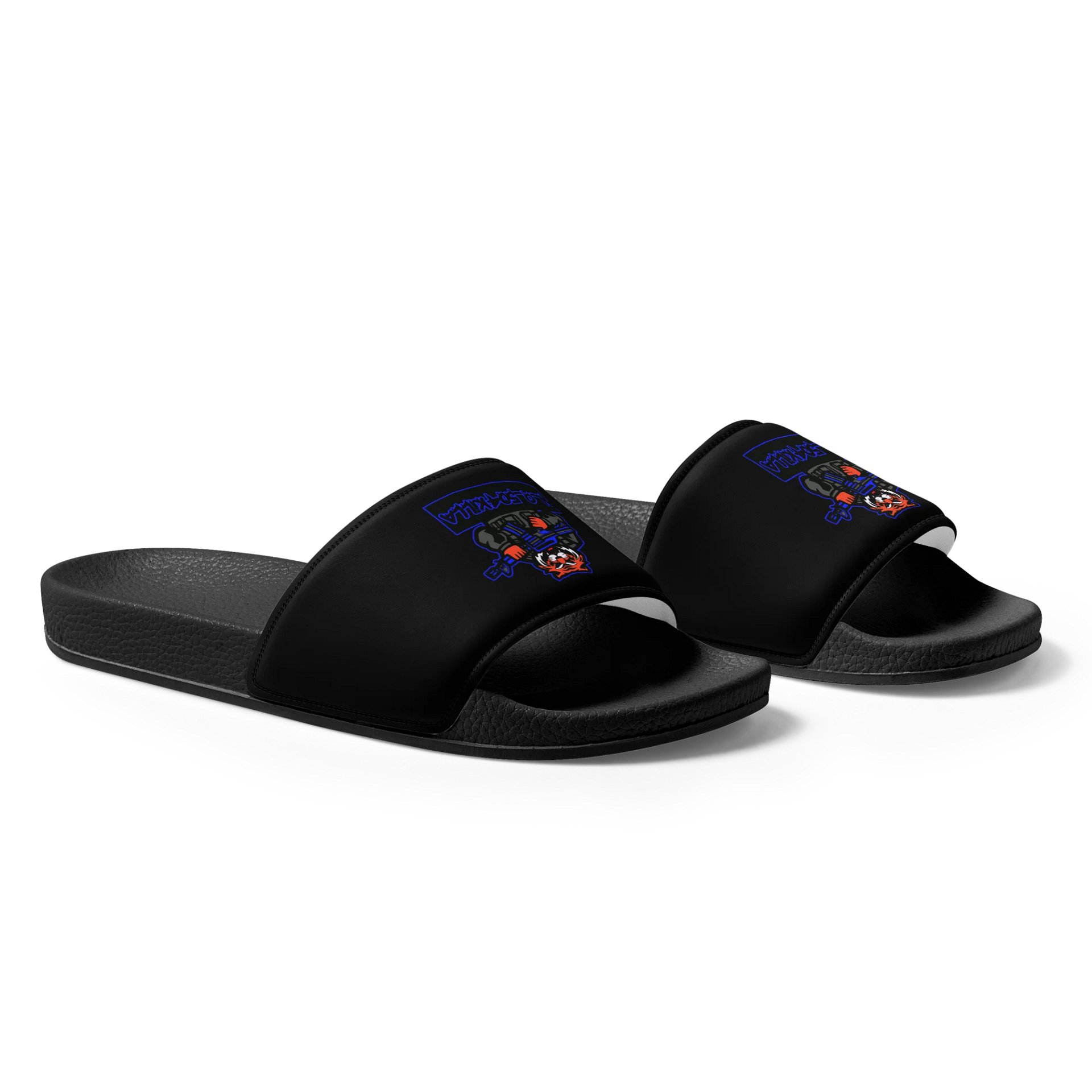 All Black Gang Slides product image (4)