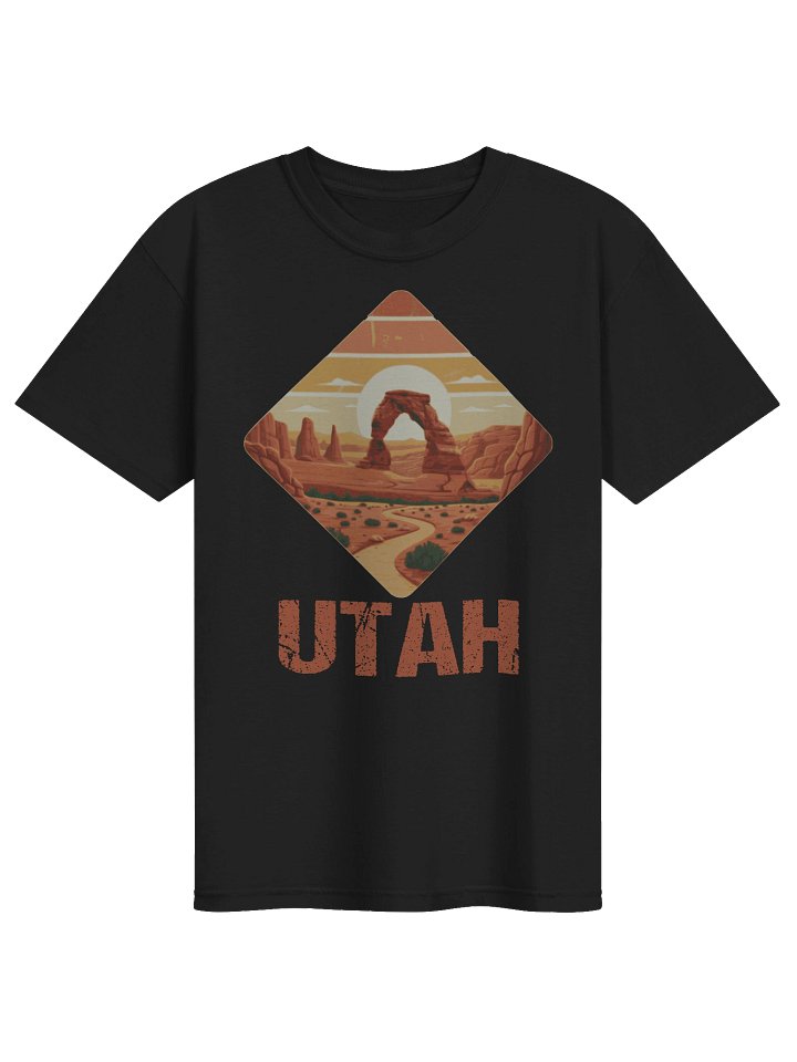 Utah Desert Arch T-Shirt | Vintage Red Rock Travel Tee product image (1)