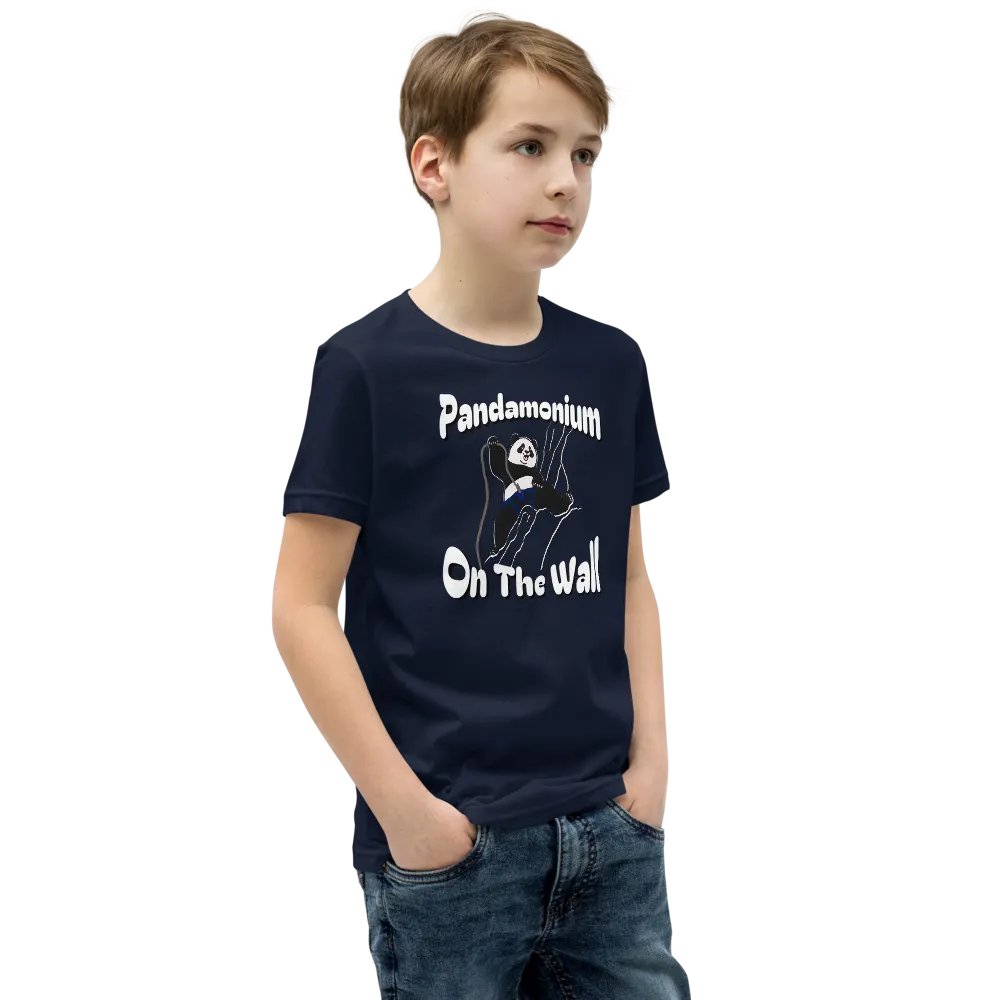 Pandamonium On The Wall - Youth Climbing T-Shirt product image (3)