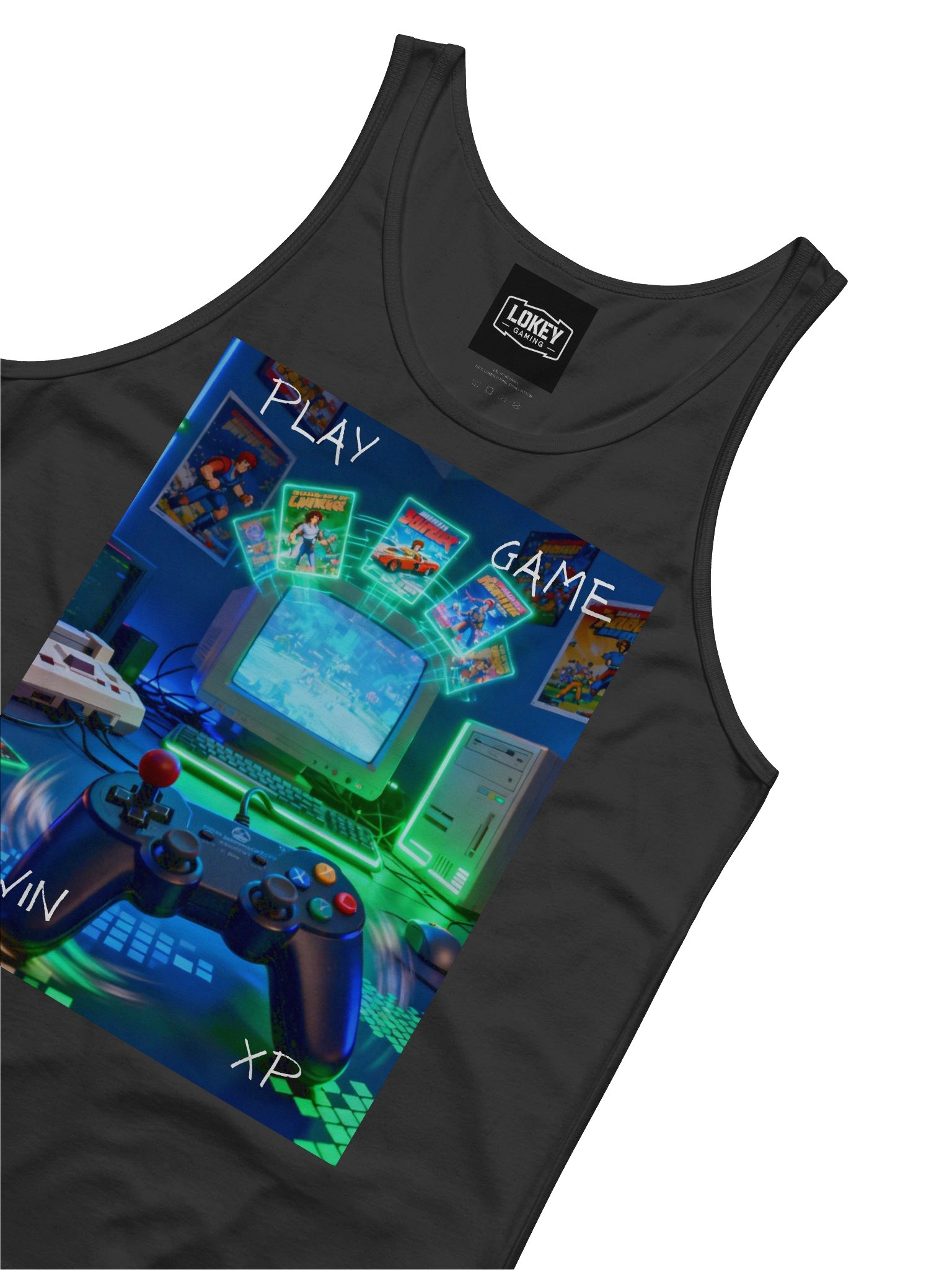 Neon Gamer Paradise Tank product image (4)