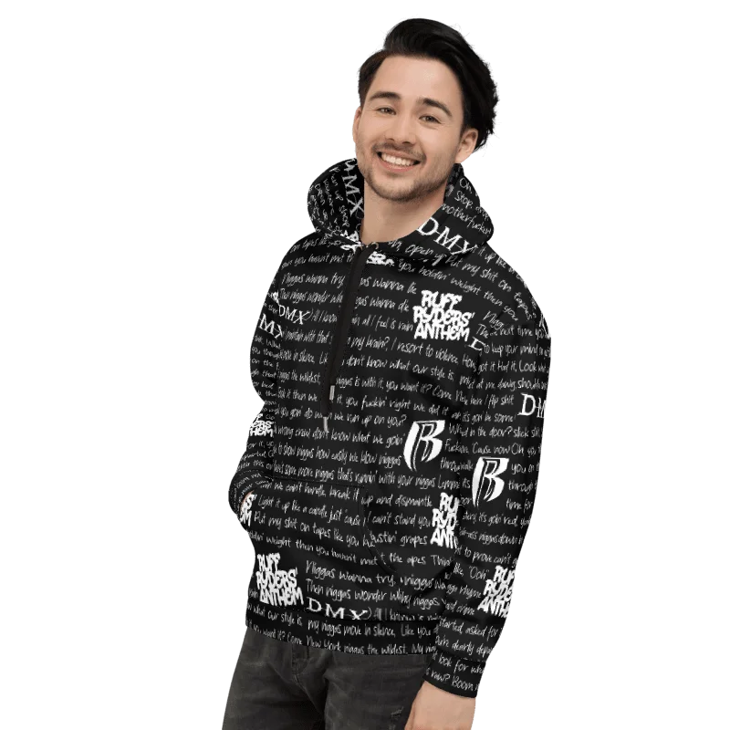 Ruff Ryders' Anthem - DMX - BLACK - Unisex Hoodie product image (6)