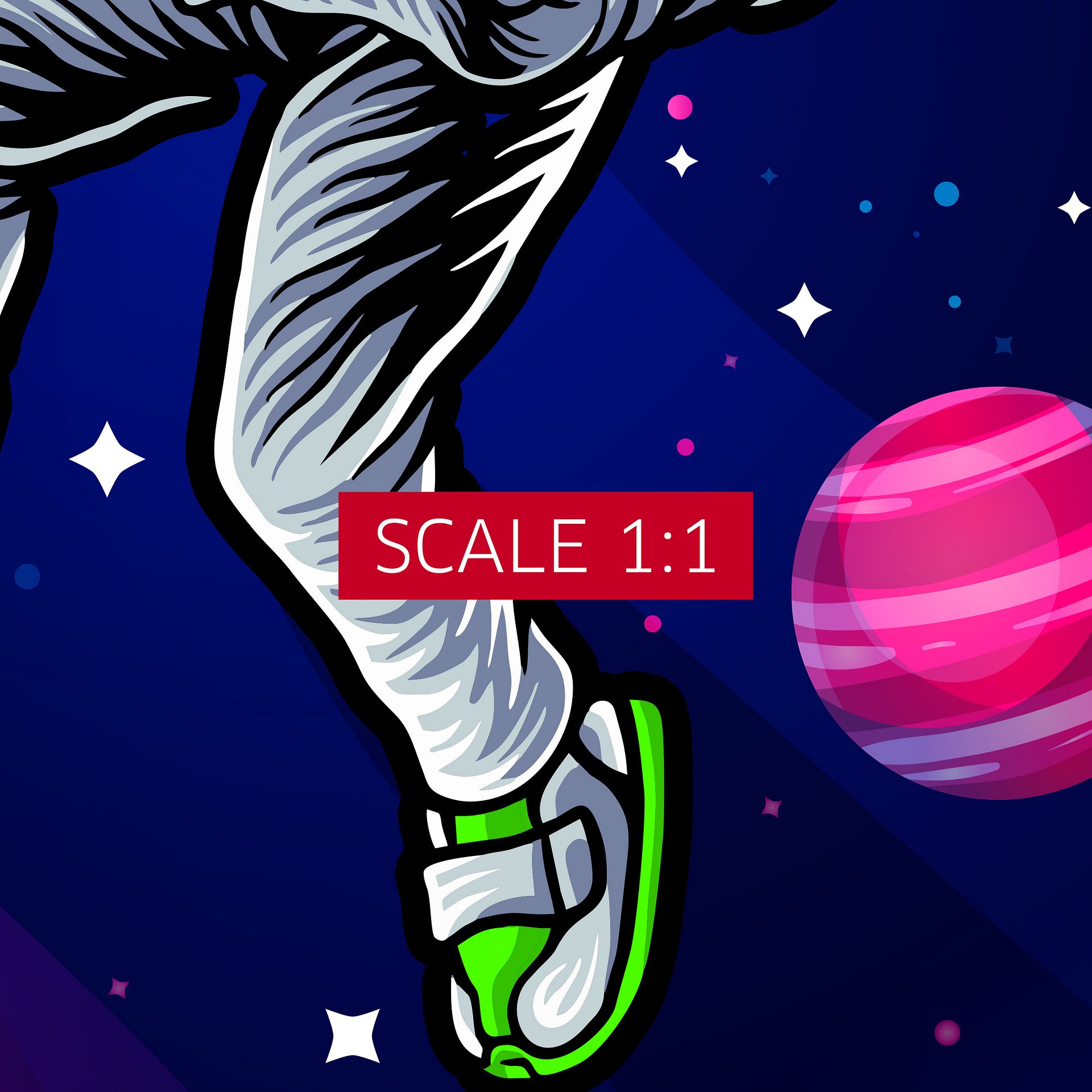 Astrodunk basketball/Slam dunk space/Astronaut basketball slam dunk in space — space poster, synthwave space, neon space, aesthetic poster product image (5)