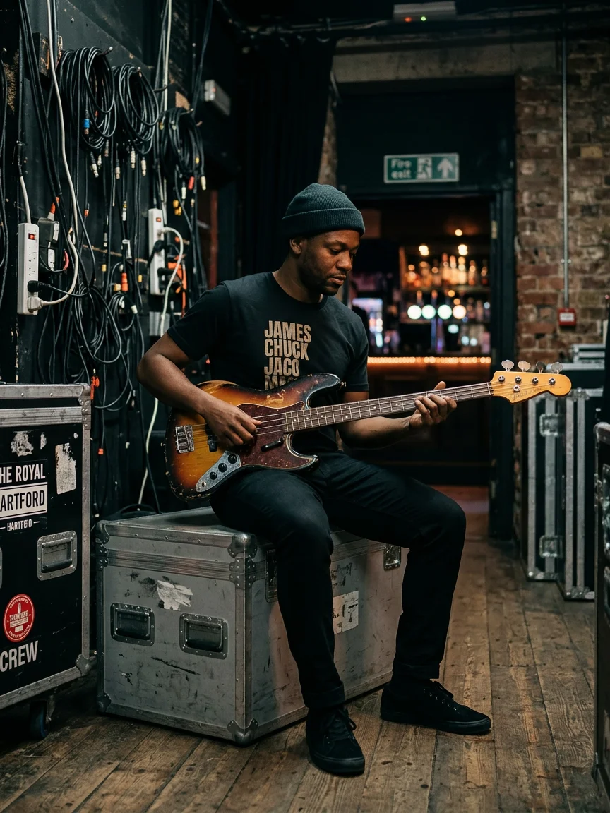 Legendary Bassists Tribute Tee | Jazz & Funk Bass Legends Shirt product image (5)