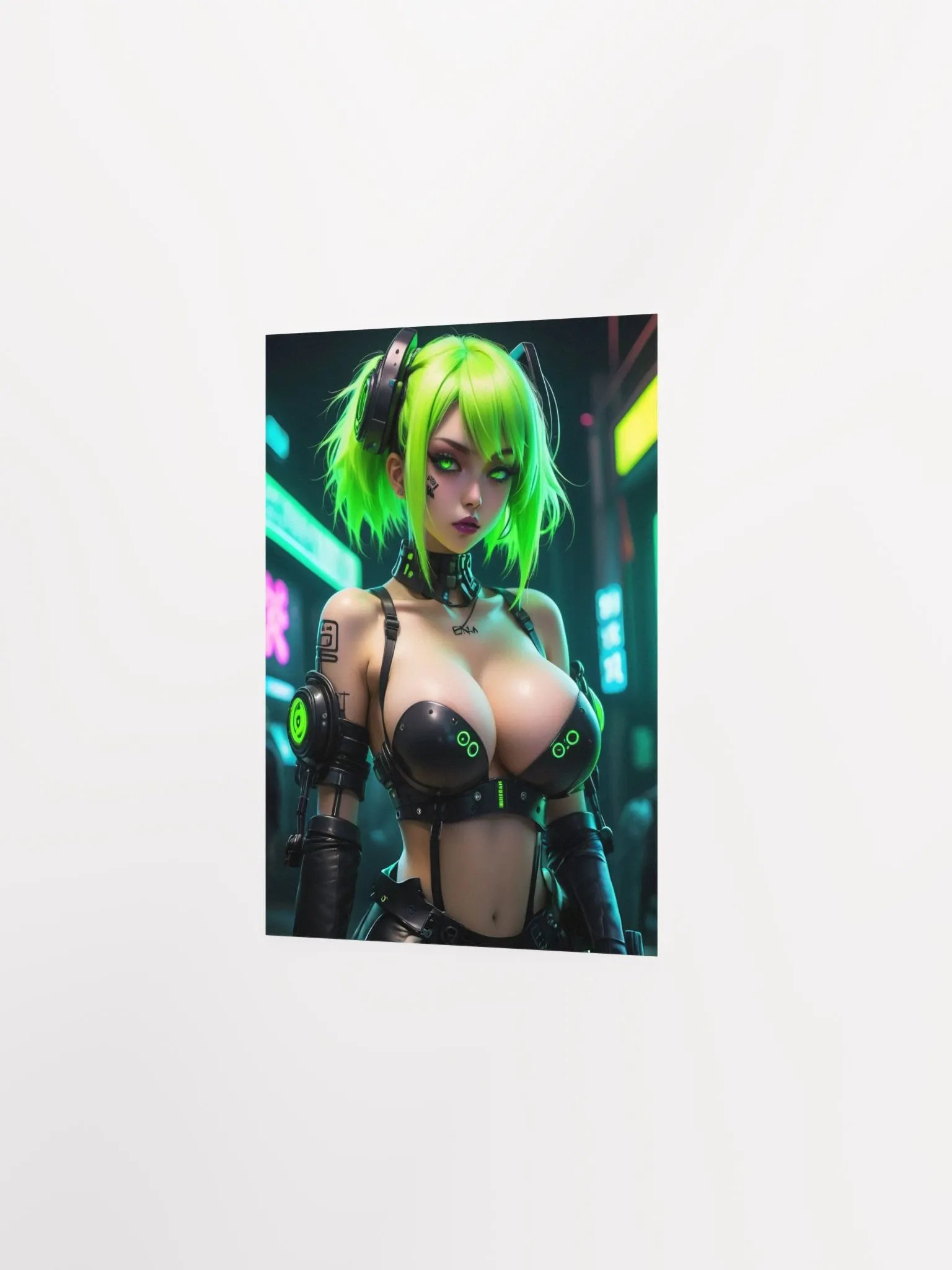 Neon Cyberpunk Dreams Poster product image (11)